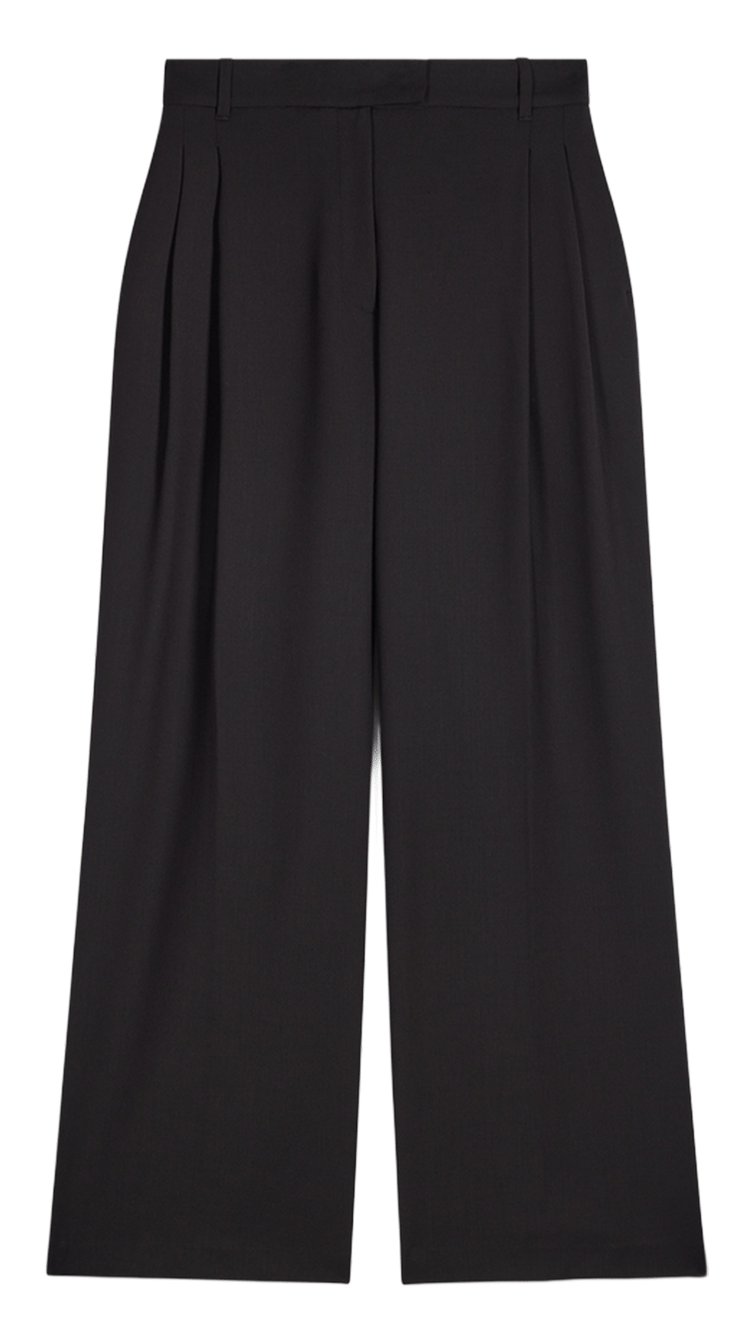 High-waisted wide-leg tailored trousers VANESSA BRUNO Black