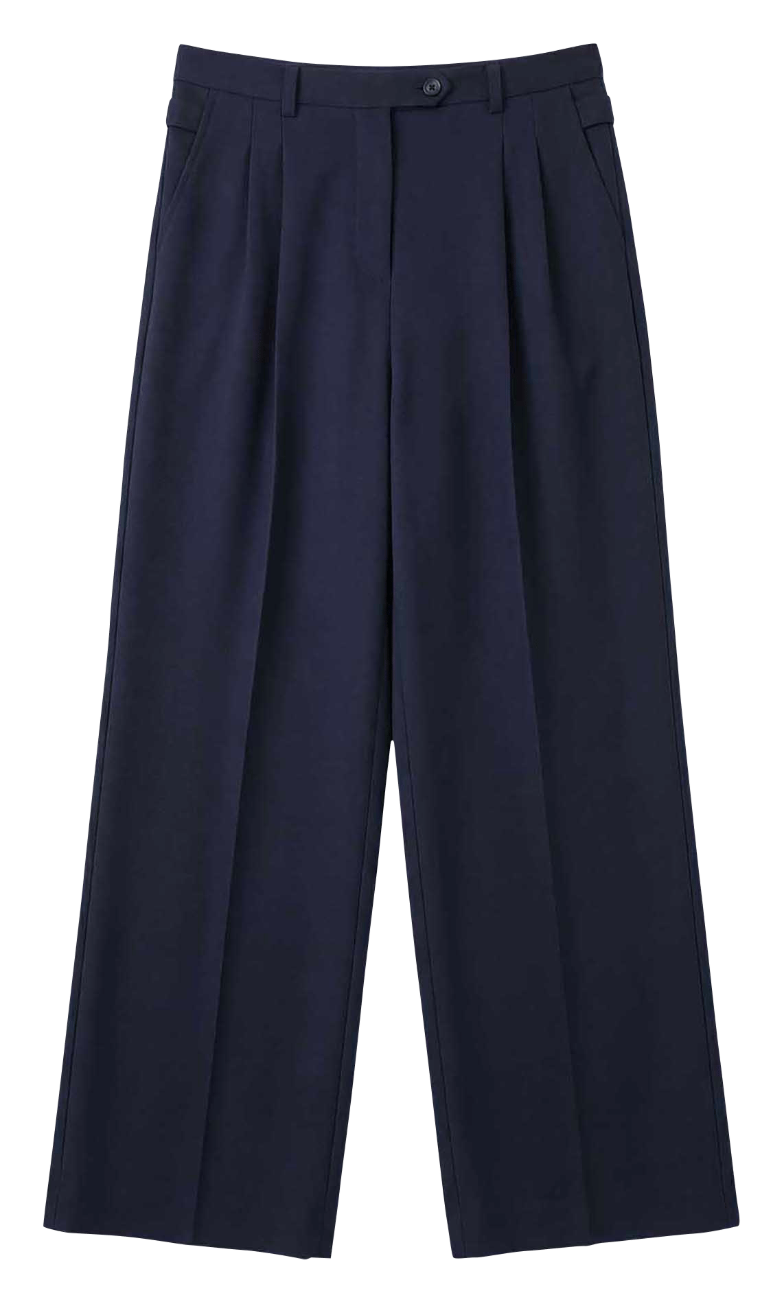 Pantalon large taille haute TARA JARMON Bleu