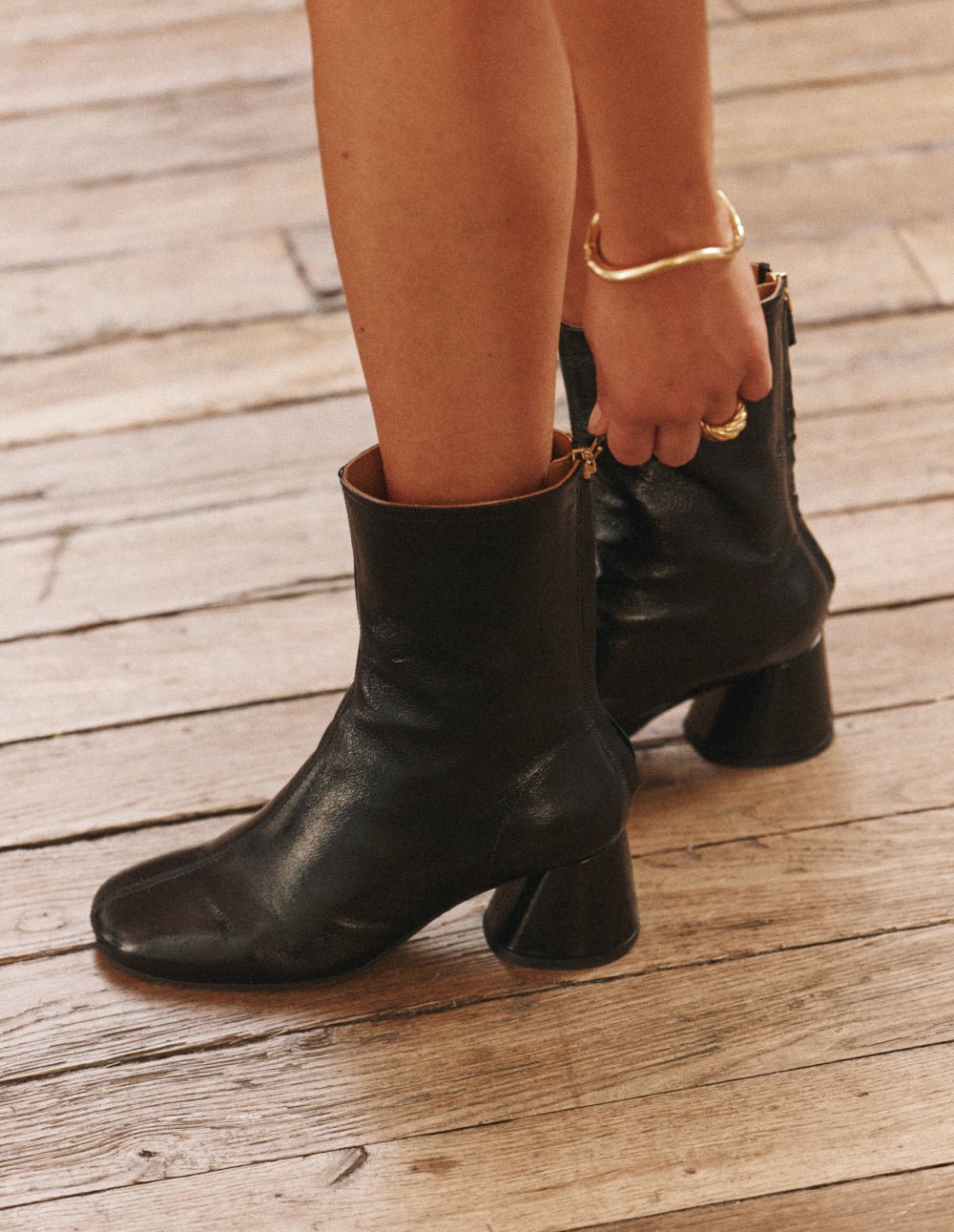 Bottines à talons ODAJE Noir