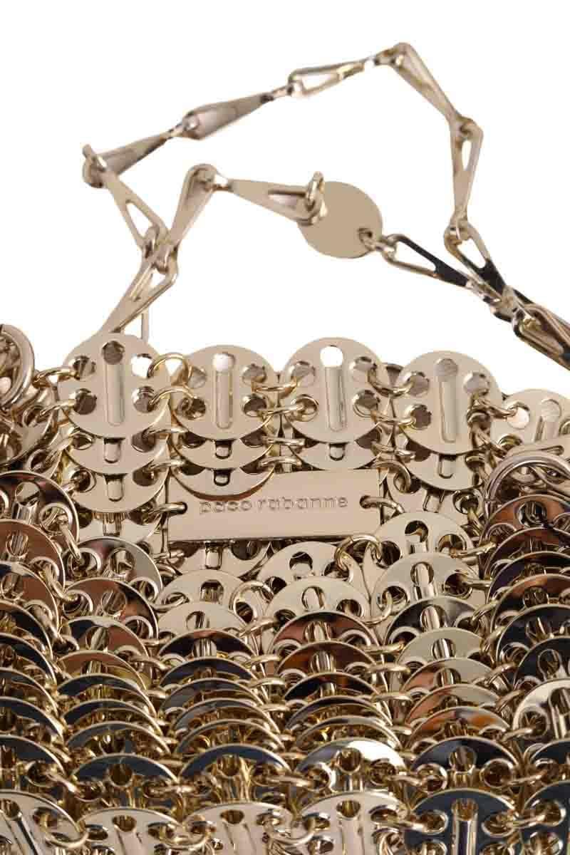 Nano 1969 Mini Bag PACO RABANNE - Seconde Main Golden