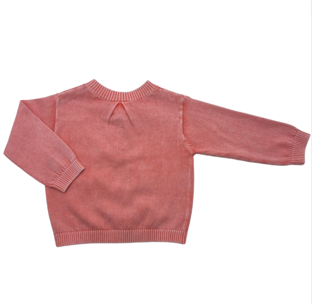 Pink baby cardigan - 6 months BONTON - Seconde Main Pink