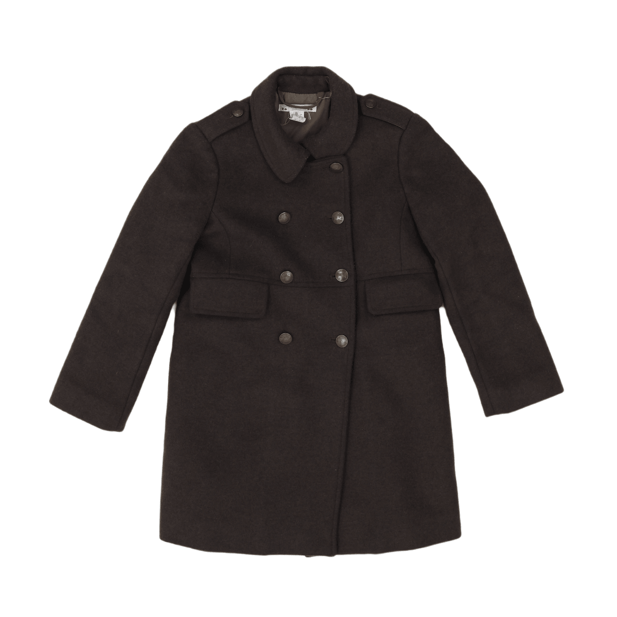 Green Child's Coat - 8 years BONPOINT - Seconde Main Green