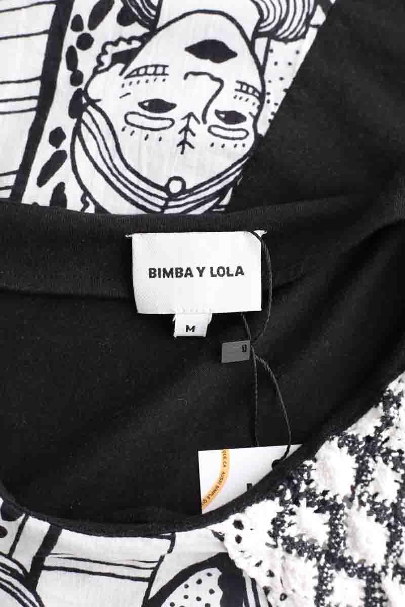 Sleeveless cotton top BIMBA Y LOLA - Seconde main White