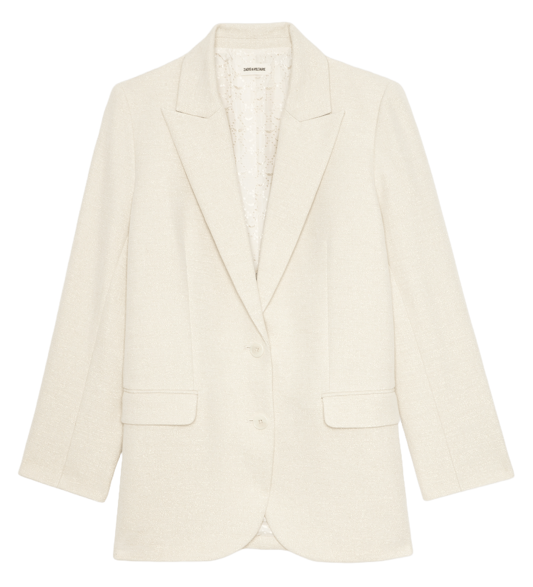 Blazer aus Baumwoll-Mix ZADIG&VOLTAIRE Beige