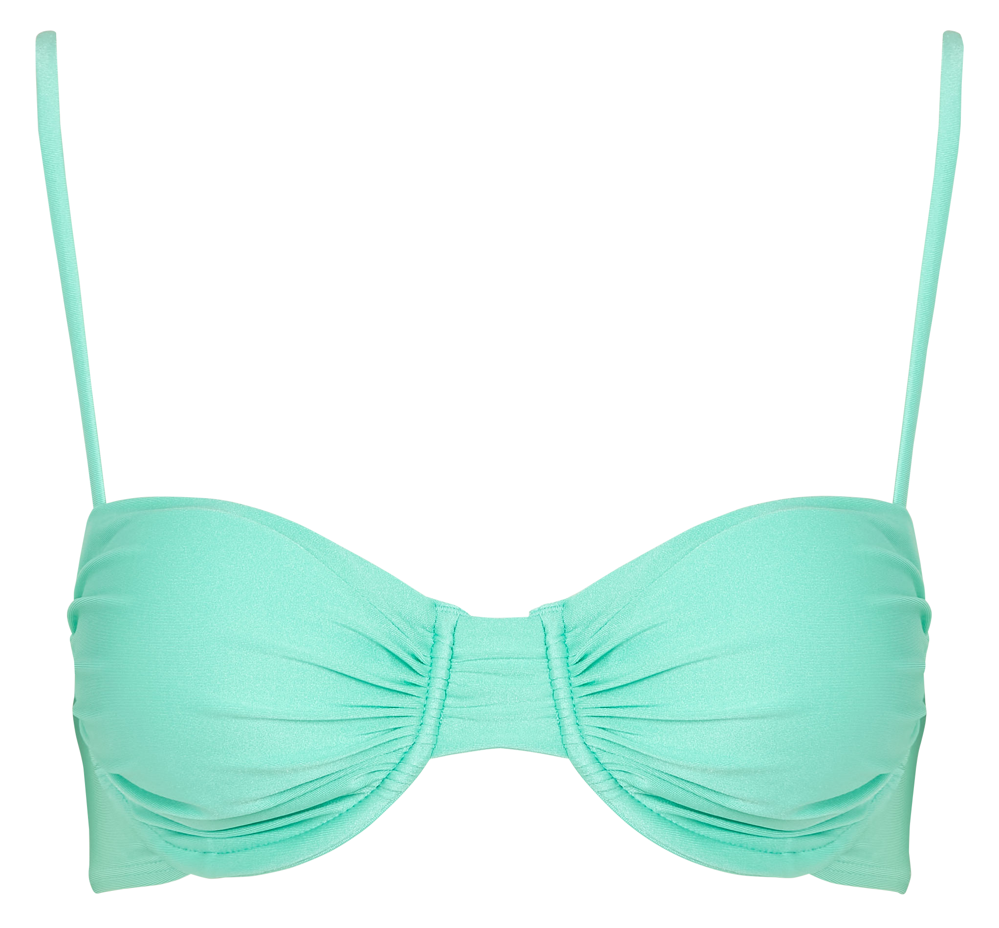 Haut de maillot de bain balconnet satiné  ROBIN COLLECTION Bleu