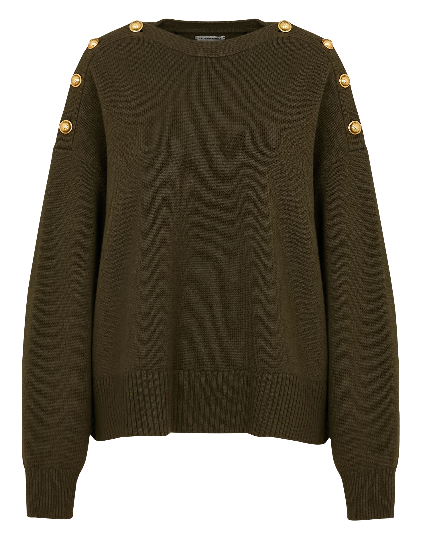 Oversize-Pullover aus Wolle LAURENCE BRAS Grun