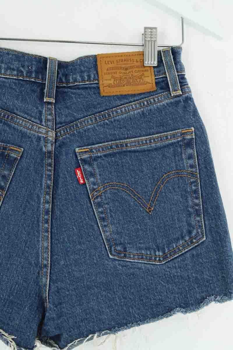 Cotton mini shorts LEVI'S - Seconde main Blue