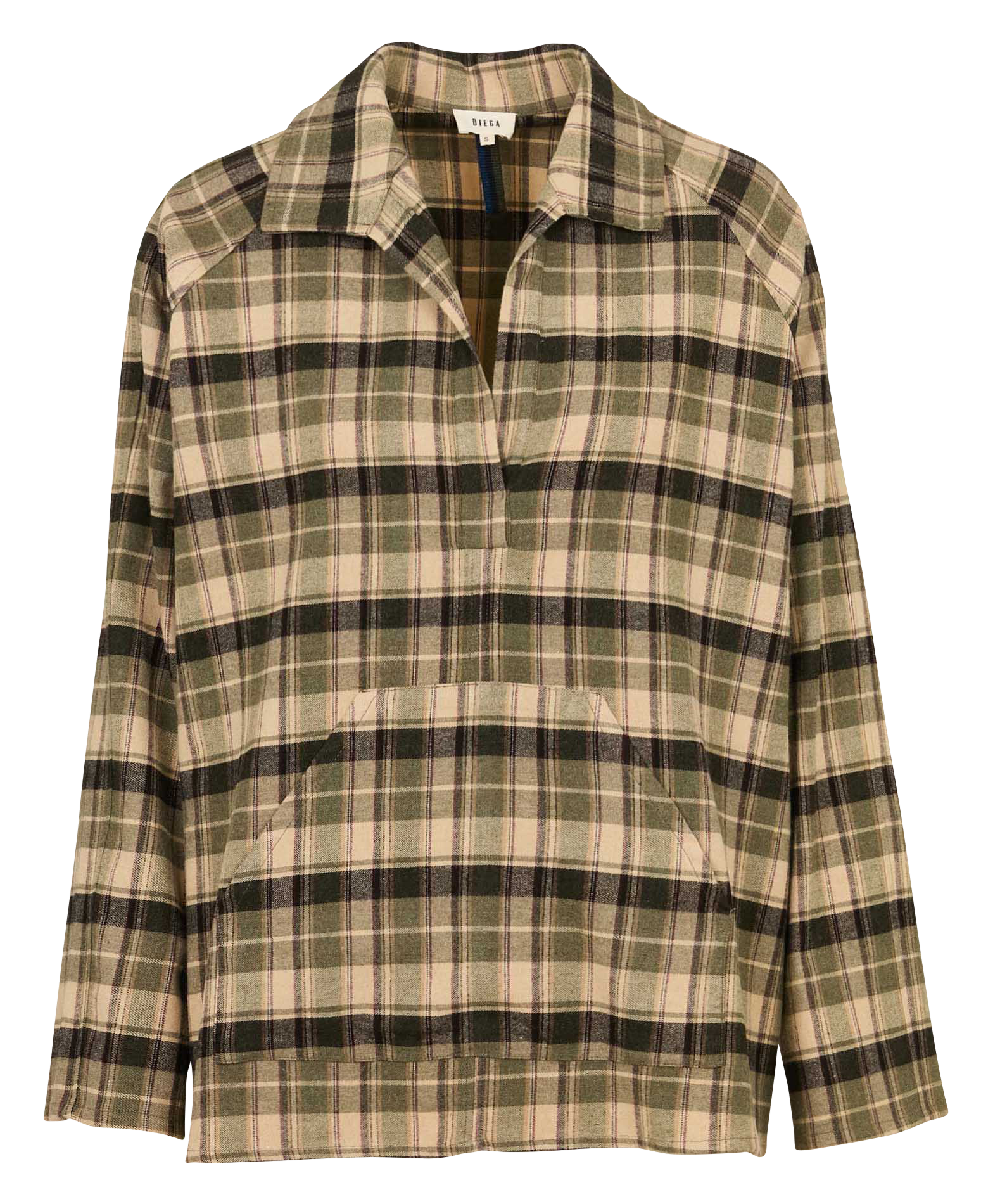 Checked straight top DIEGA Beige