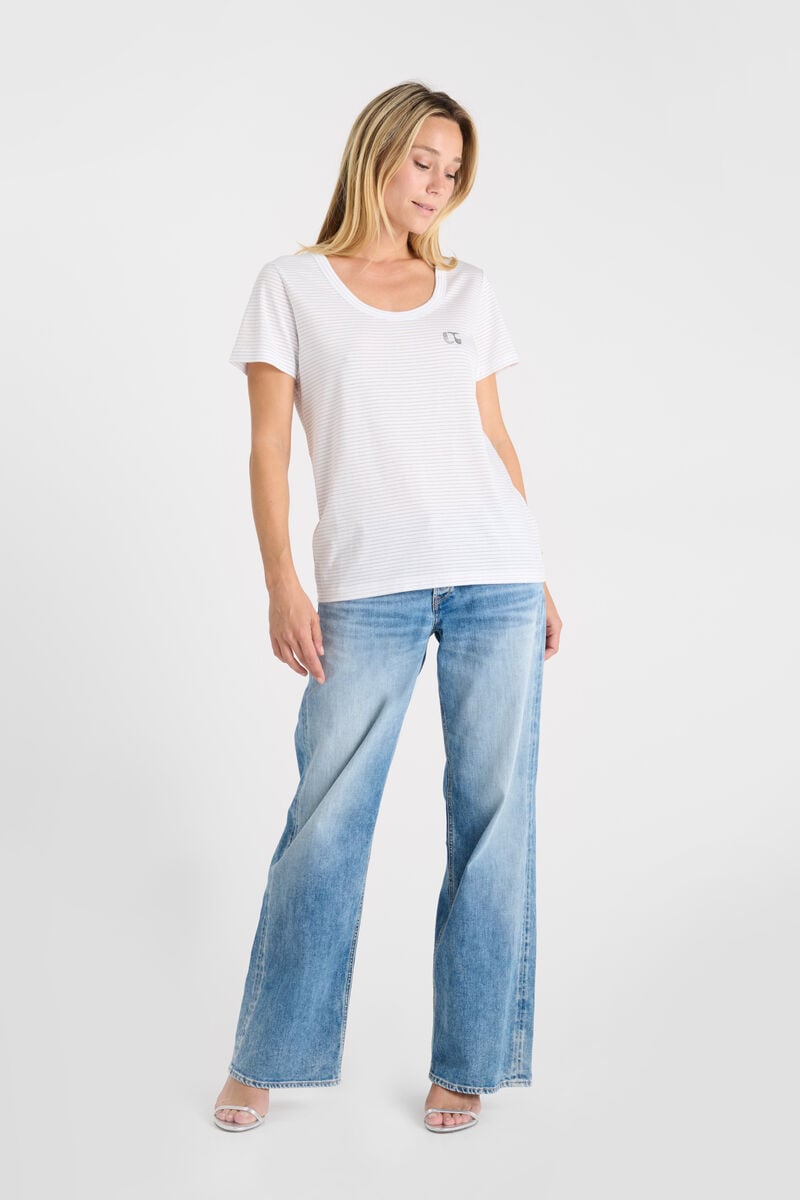 Tommy Badge T-shirt LE TEMPS DES CERISES White