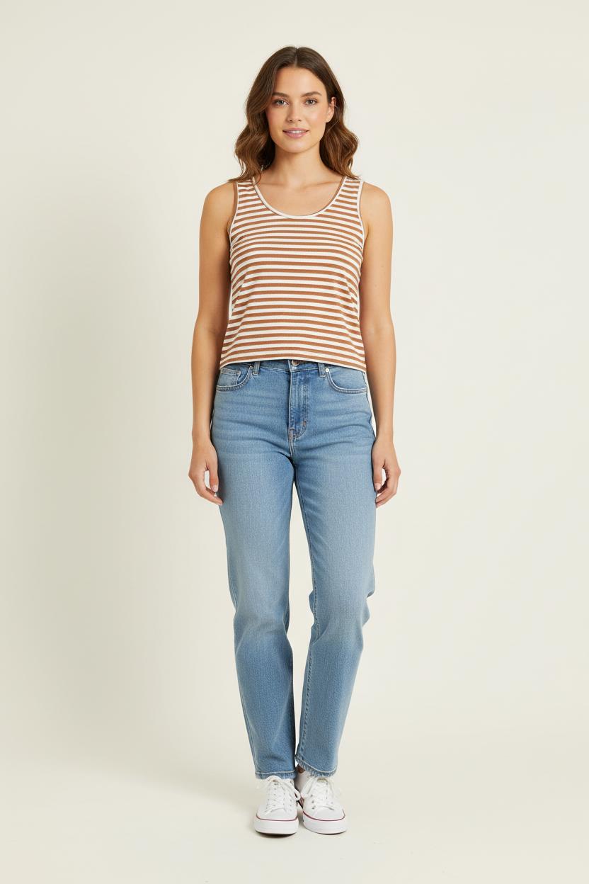 Top & tank top INES DE LA FRESSANGE - Seconde main Brown