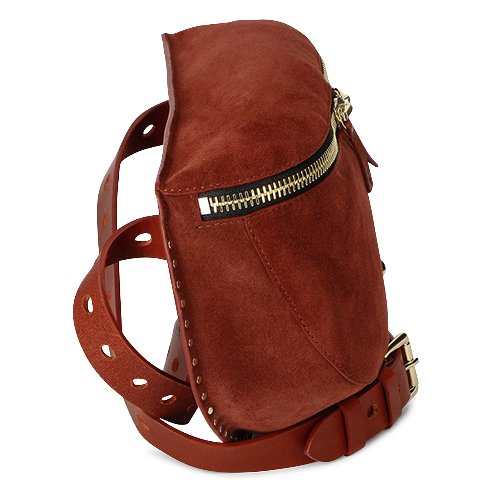 Riñonera de piel HERBERT FRERE SOEUR Multicolor