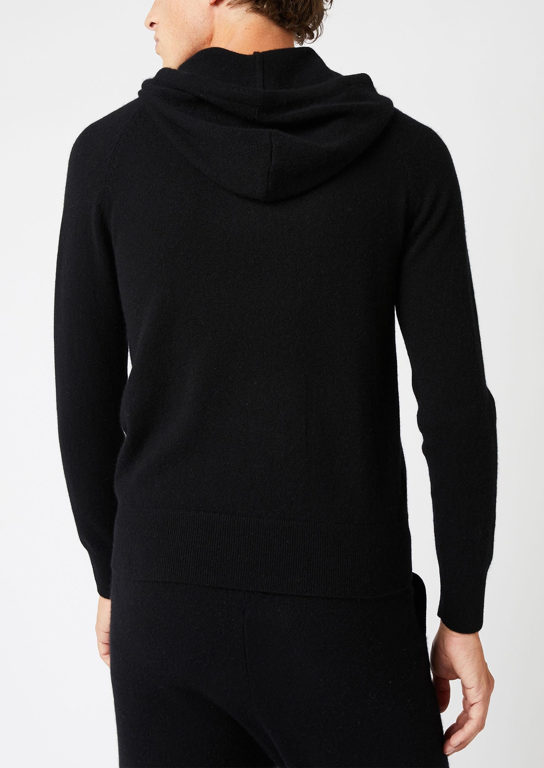 Pull à capuche en cachemire 2 fils RODIER Noir