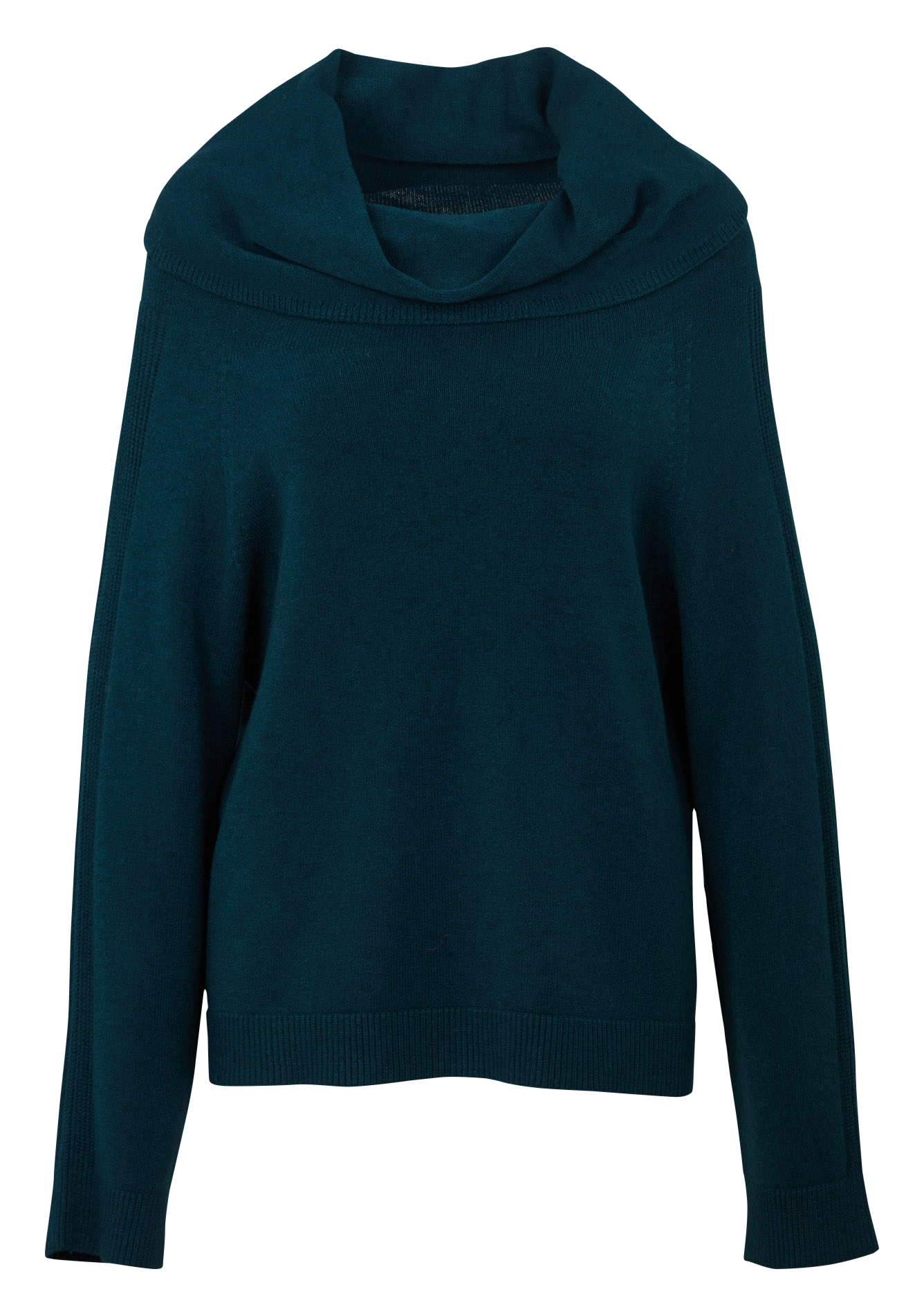 Cowl-neck sweater  Petrole