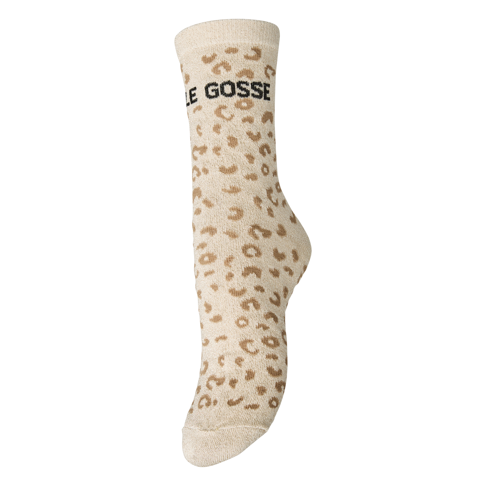 Jacquard-Socken PIECES Beige