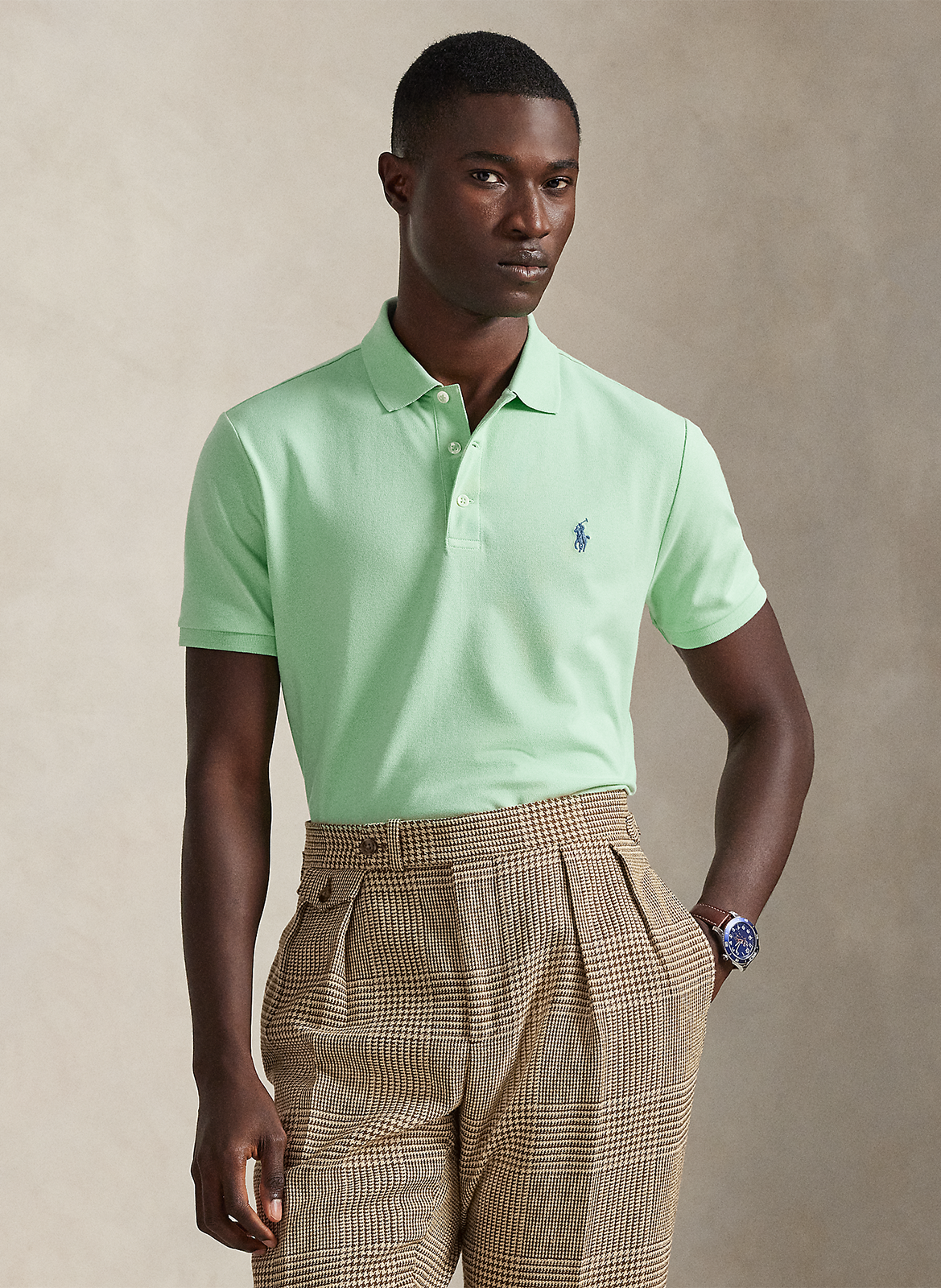Poloshirt aus Baumwoll-Mix, Slim Fit POLO RALPH LAUREN