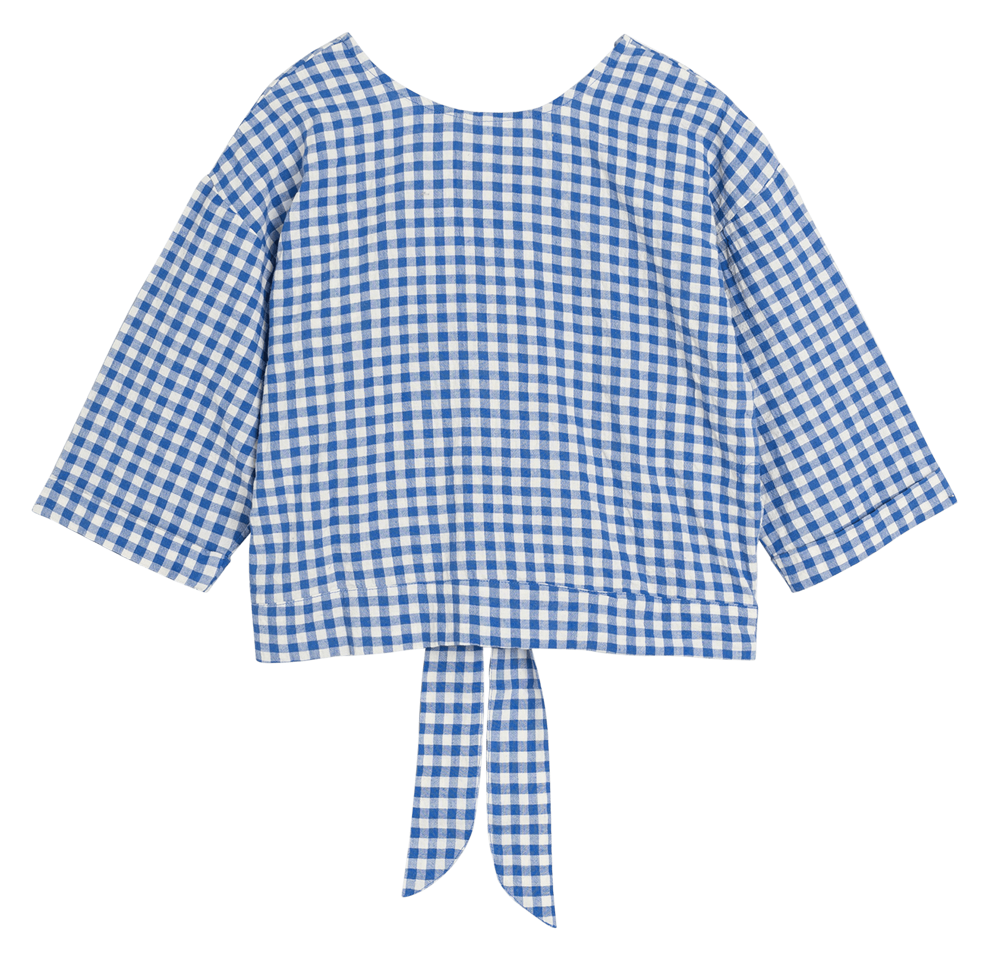 Rundhals-Top INDI & COLD Blau