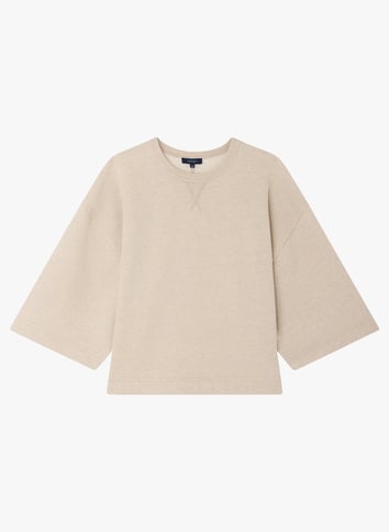 Sweat à capuche à col rond pour femme, pull court, couleur unie, chemise de sport, t-shirt tricoté, ample, surdimensionné, haut à manches longues acheter à prix bas - livraison gratuite, avis réels Sweat à capuche à col rond pour femme, pull court, couleur unie, chemise de sport, t-shirt tricoté, ample, surdimensionné, haut à manches longues acheter à prix bas - livraison gratuite, avis réels