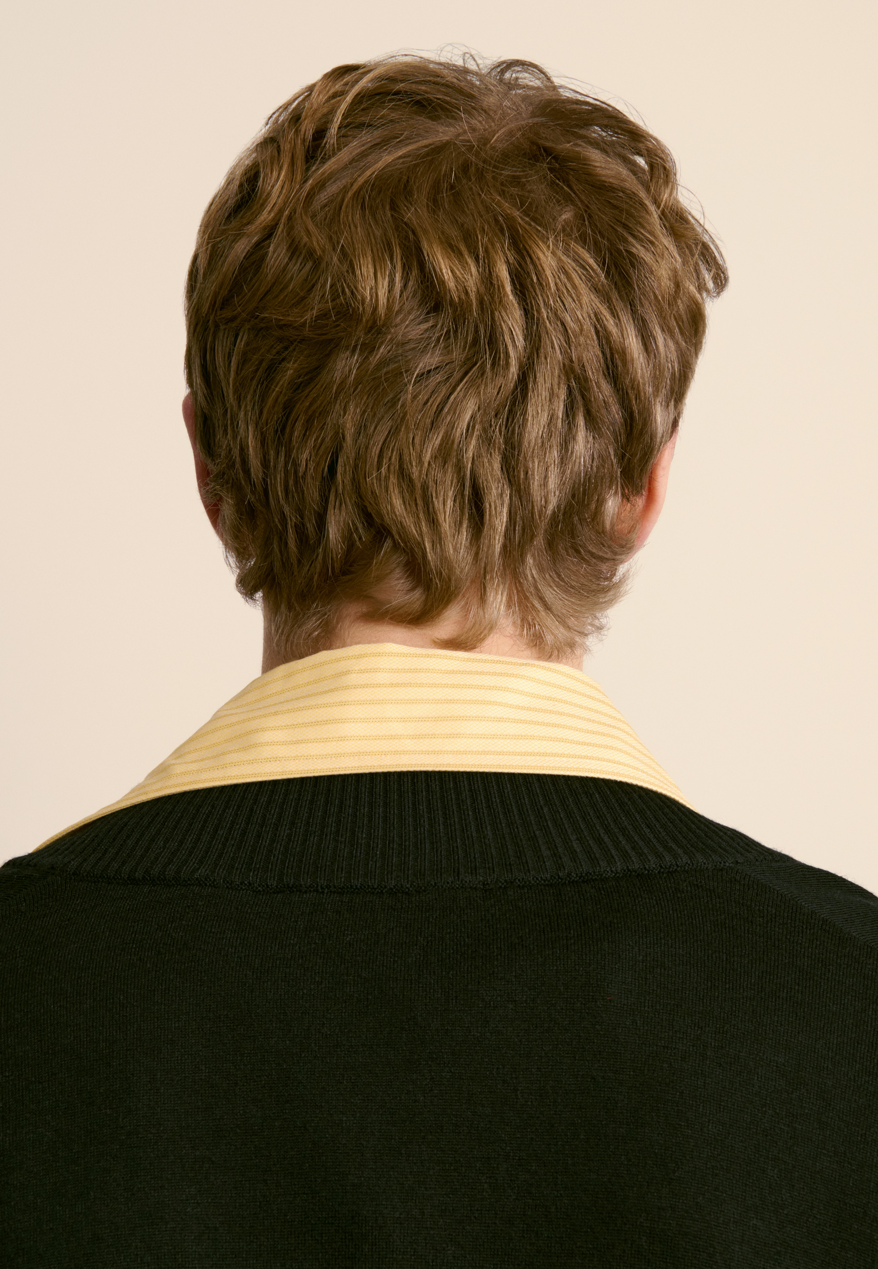 Merino wool cardigan MAISON MONTAGUT Black