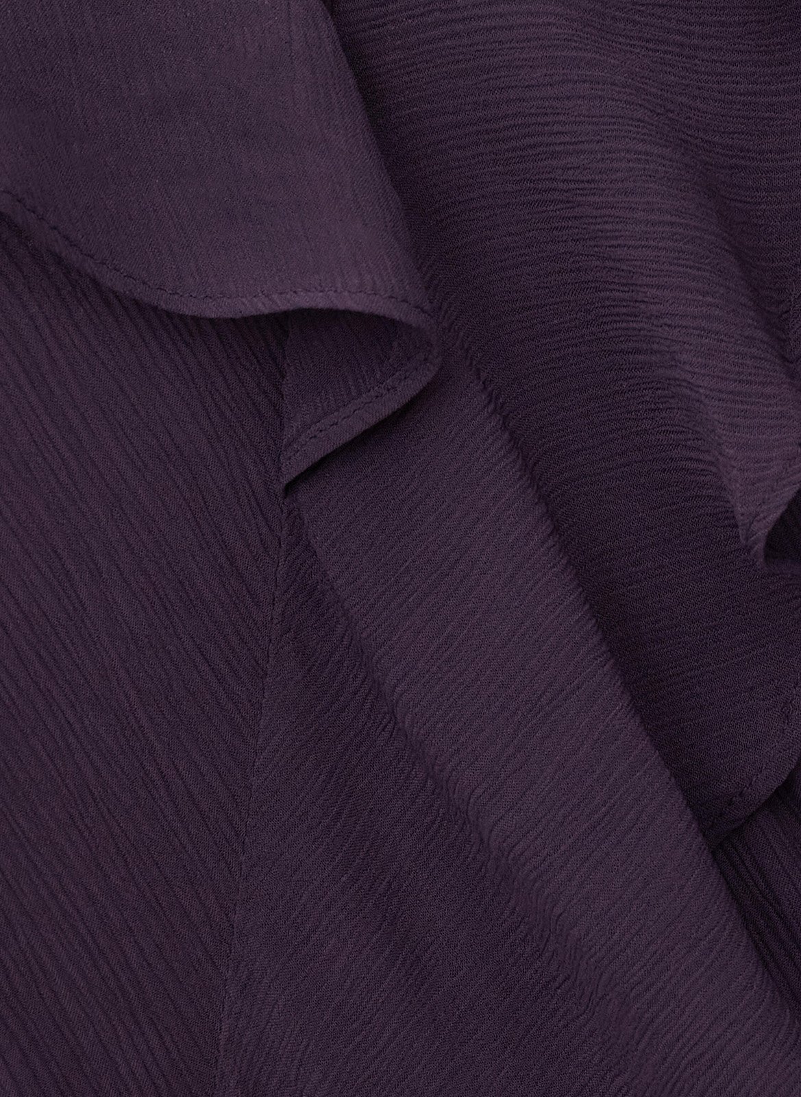 Robe midi col v BA&SH Violet