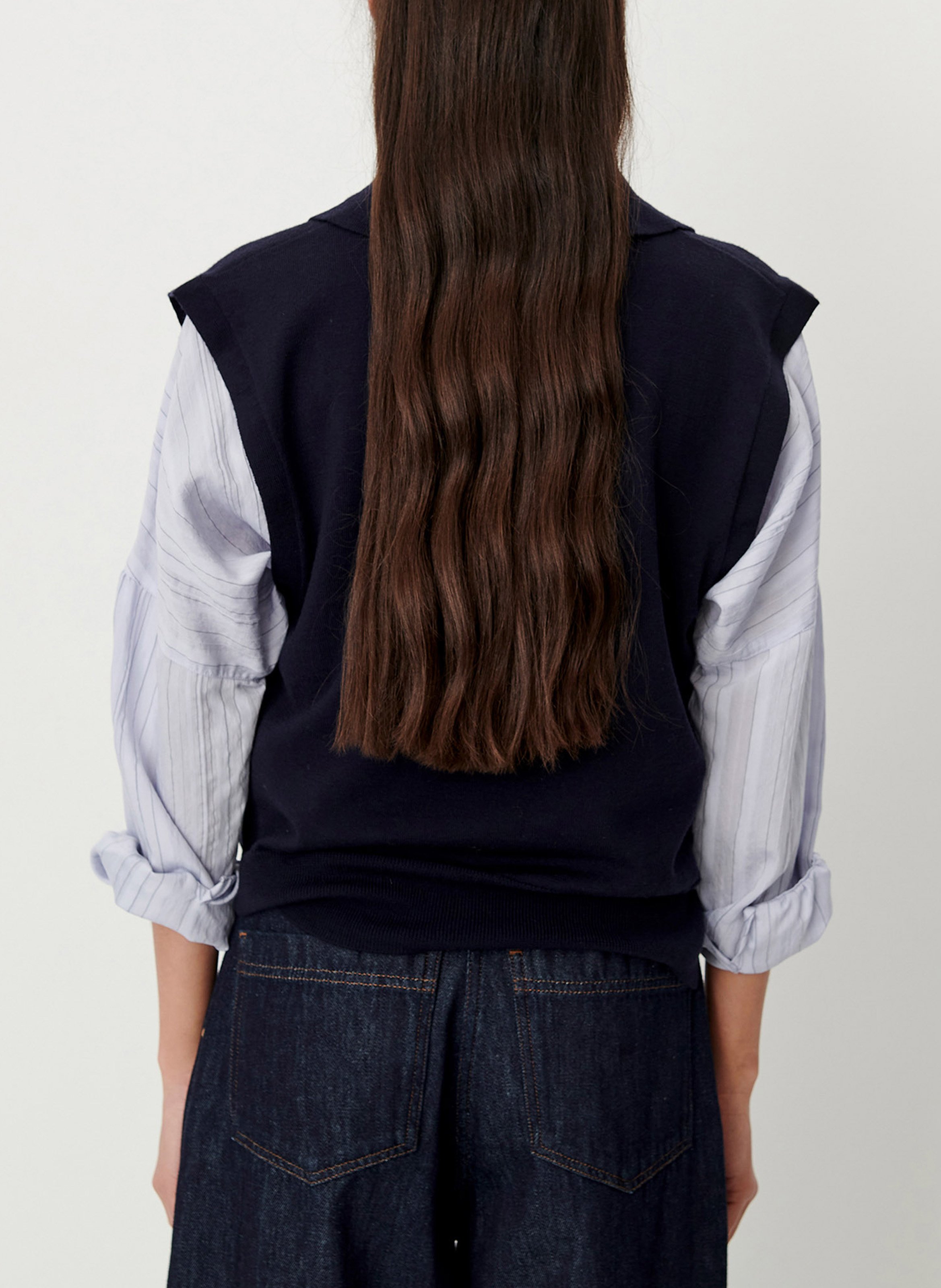 Pull oversize en laine SESSUN Bleu