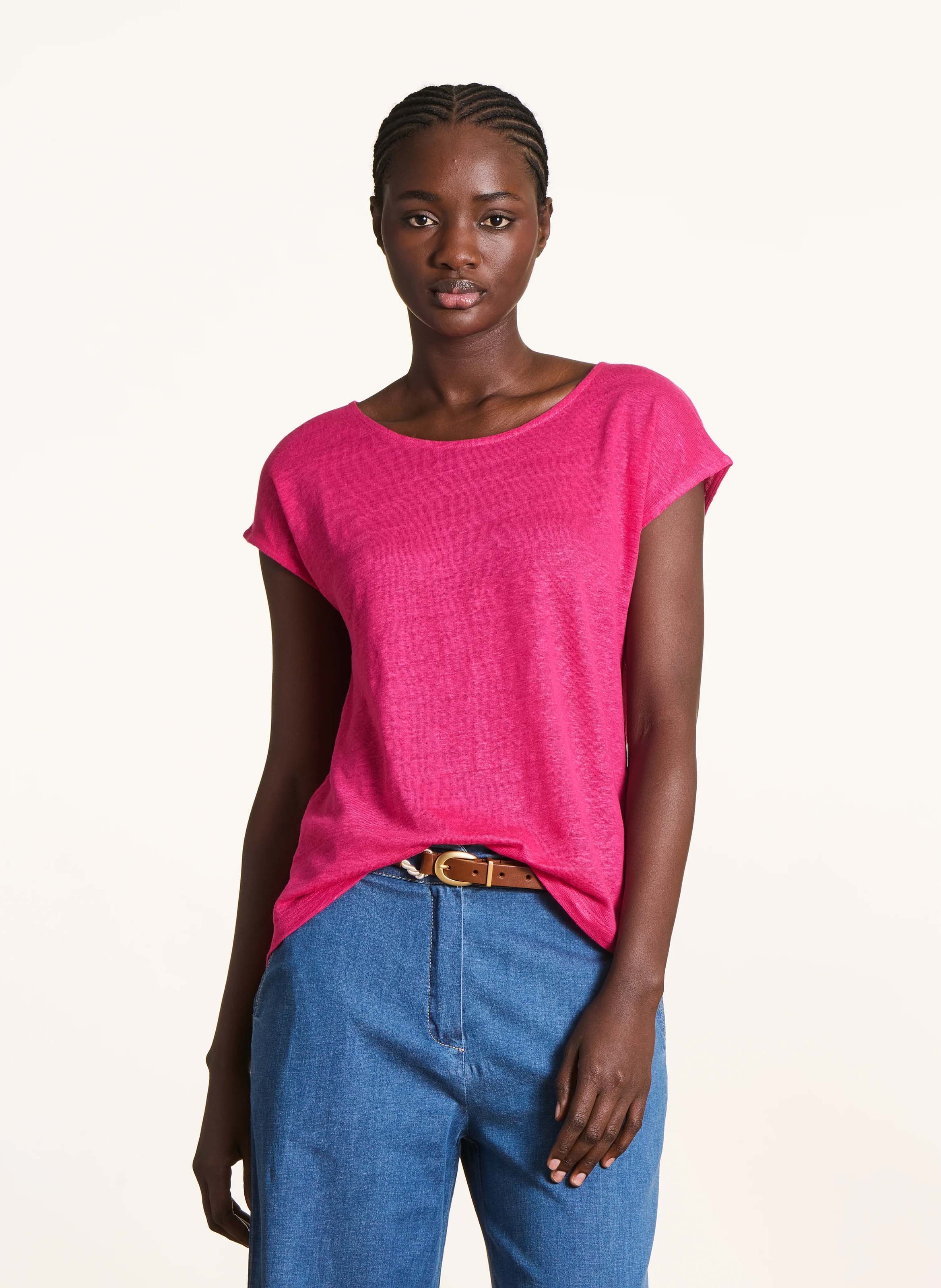 Tee-shirt oversize col rond LA FEE MARABOUTEE