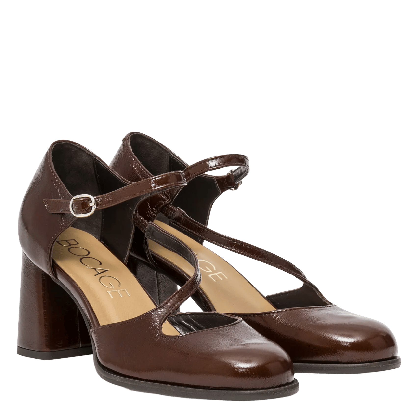 Leather pumps | Brown BOCAGE Women