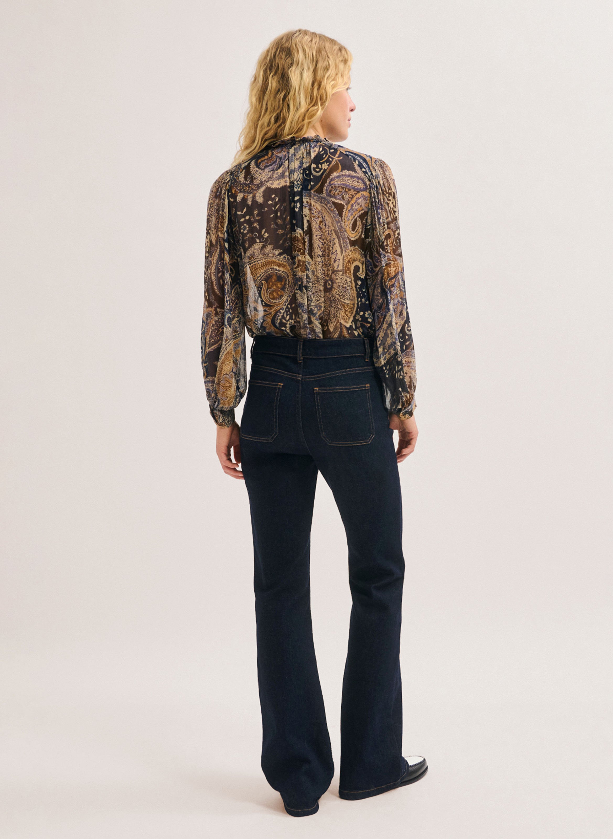 Bootcut-Jeans PABLO Blau