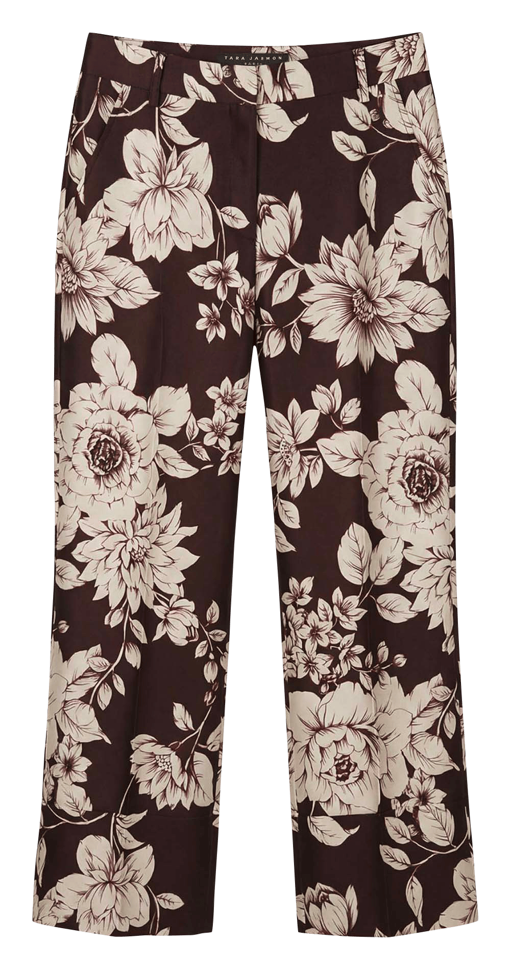 Pantalon droit imprimé TARA JARMON Violet