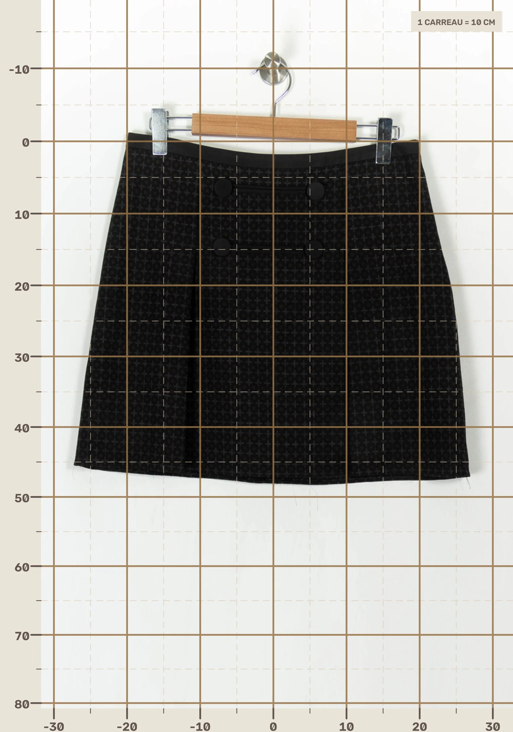 Short & midi skirt TARA JARMON - Seconde Main Black