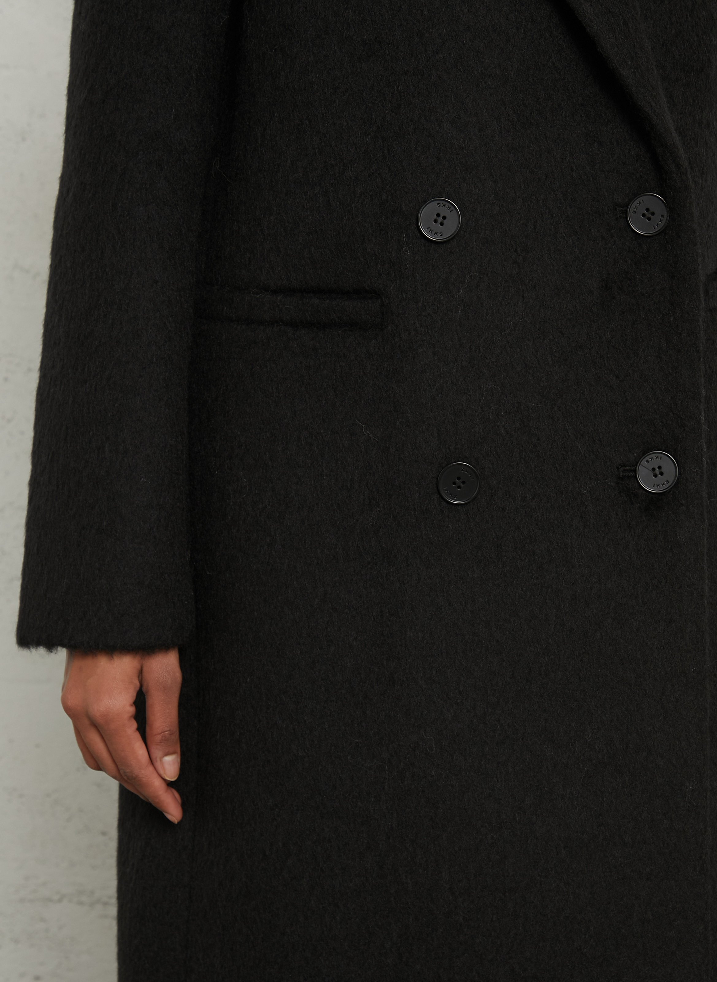 Zweifarbige Daunenjacke IKKS Schwarz