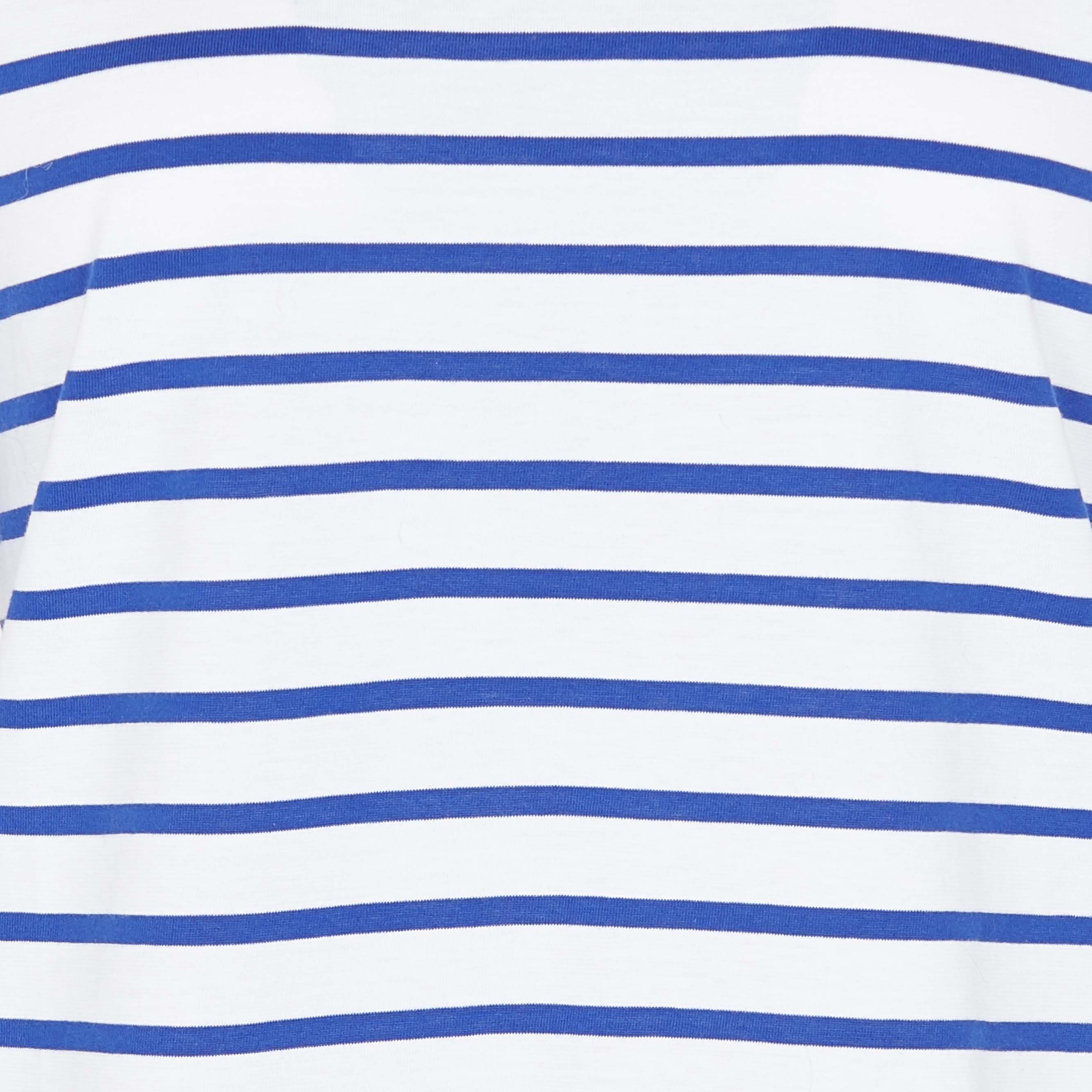 Round-neck light jersey Breton top ARMOR LUX White