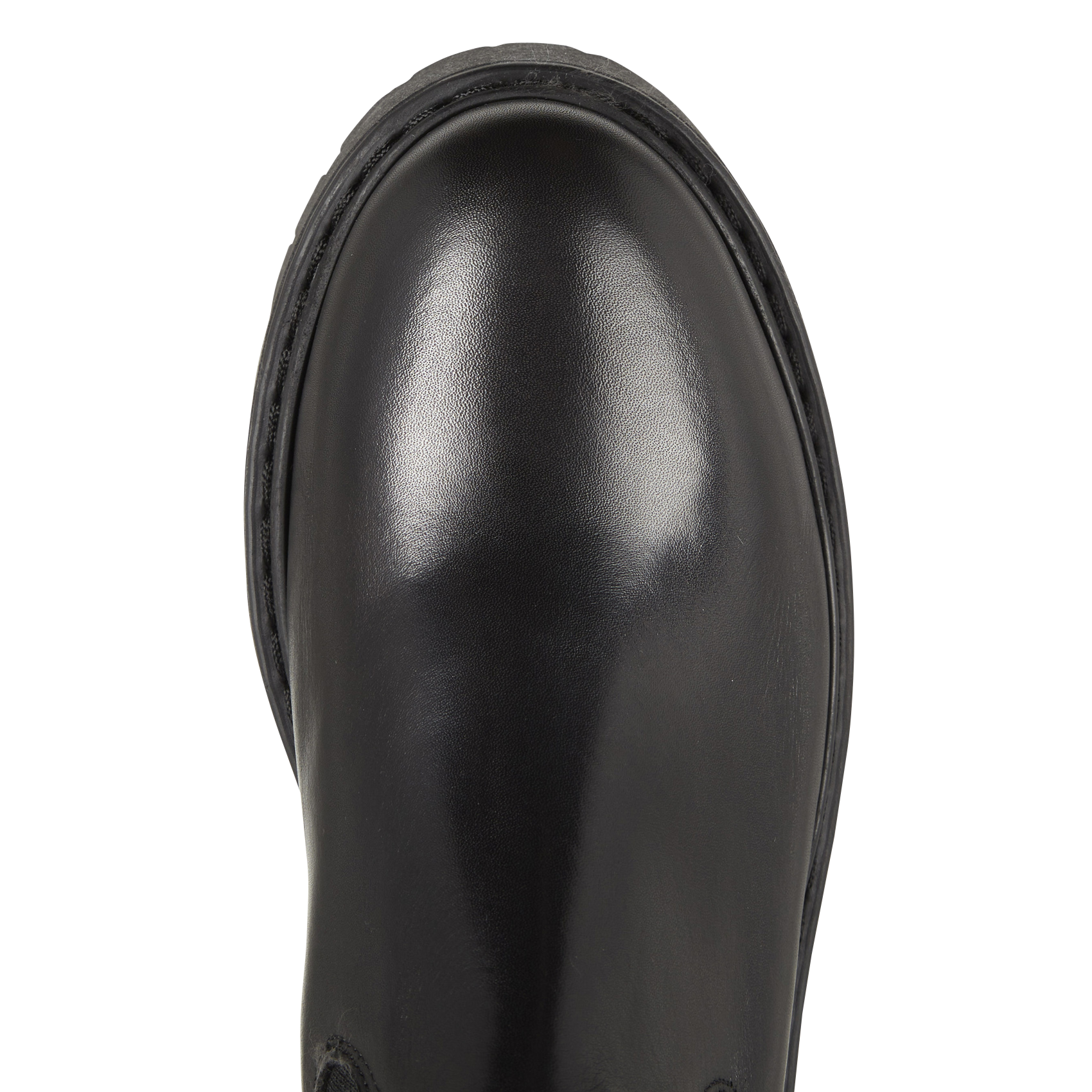 Leather mid-calf boots JONAK Black