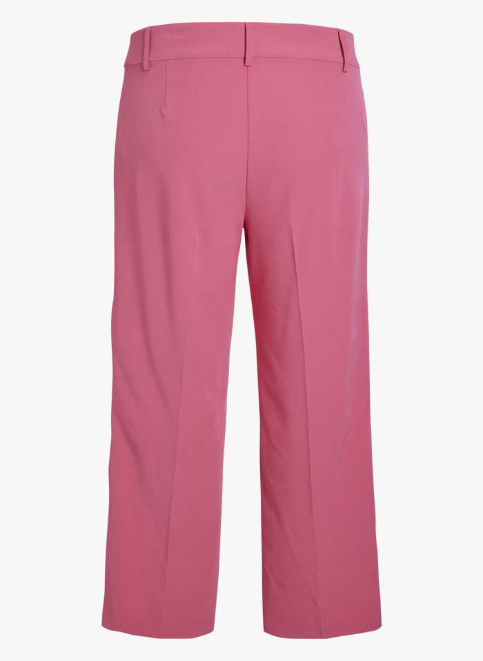 EVOKED Wijde broek met hoge taille | Roze
