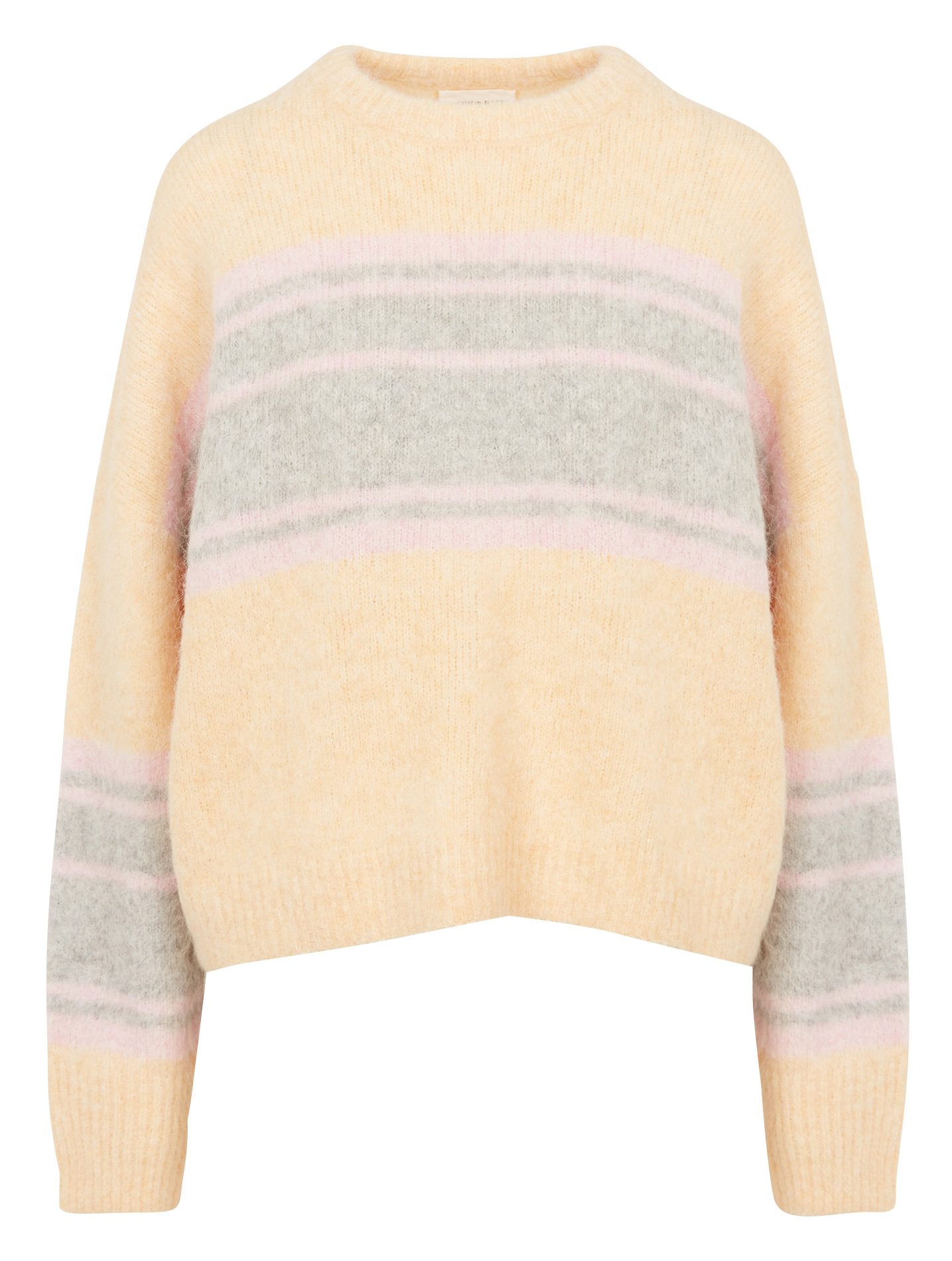 Loose-fit alpaca-blend round-neck sweater ANTIK BATIK Grey