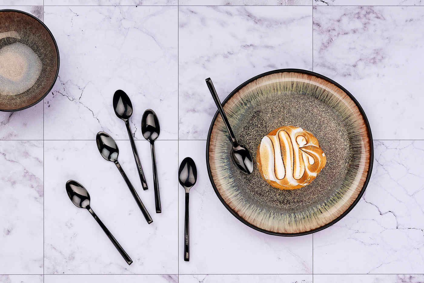 Olaf - black set of 6 teaspoons BJORN Black