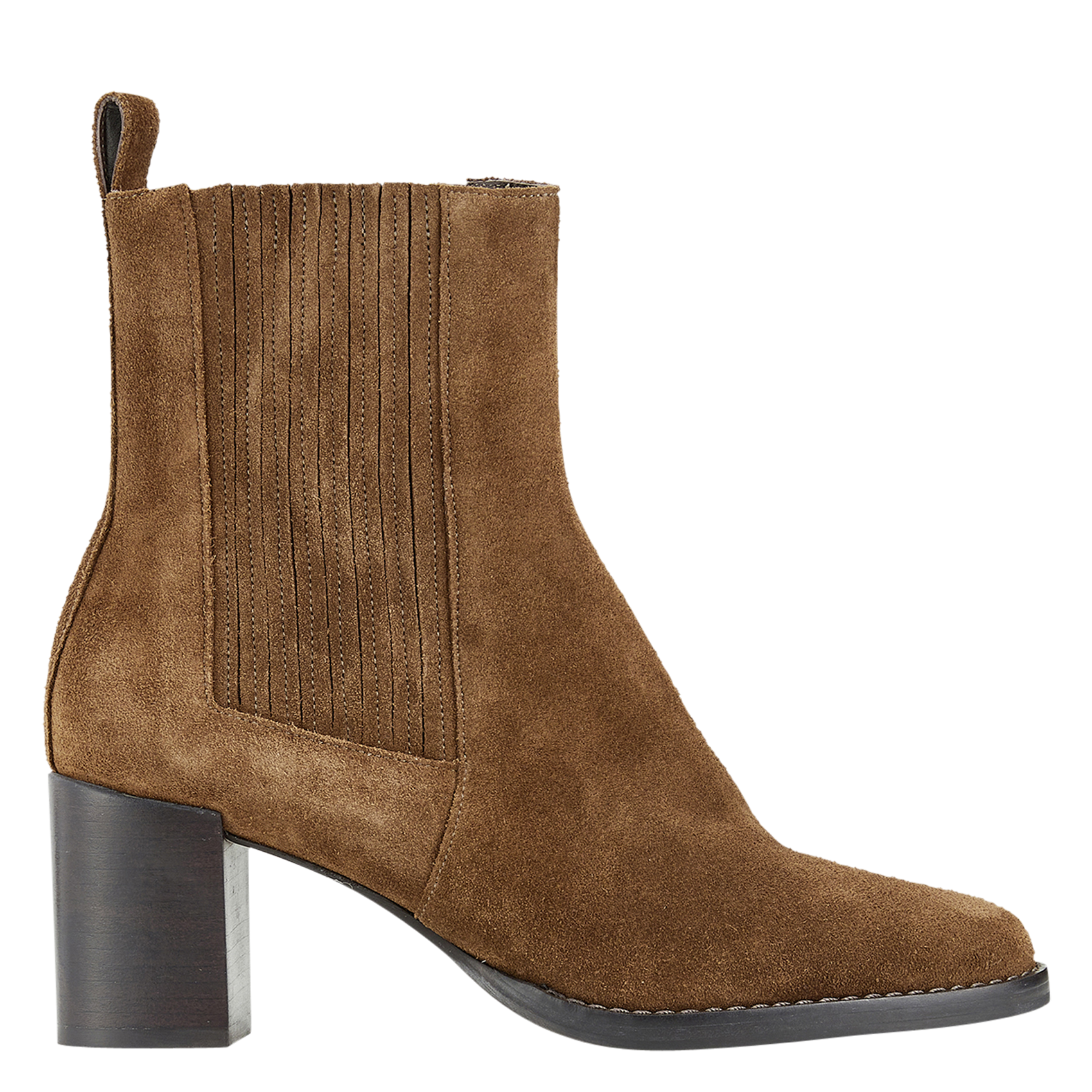 Suède enkellaarzen COSMOPARIS Brown