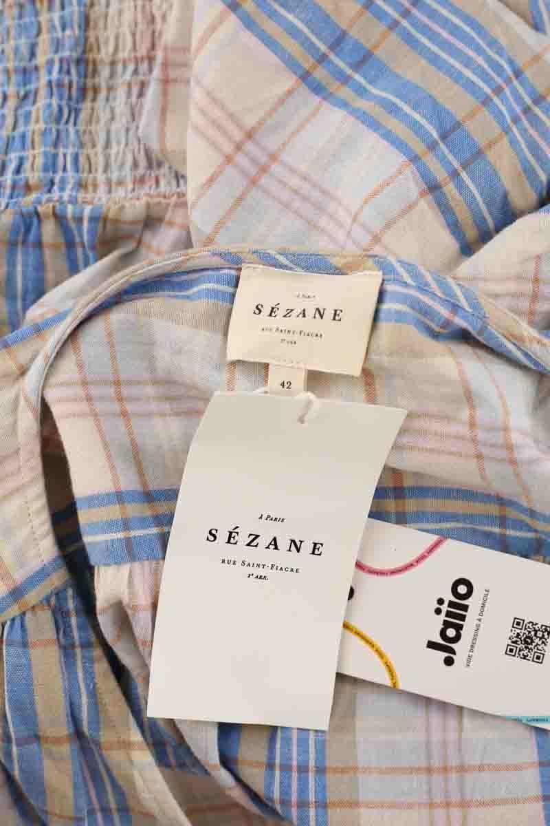 Cotton dress SEZANE - Seconde main Beige