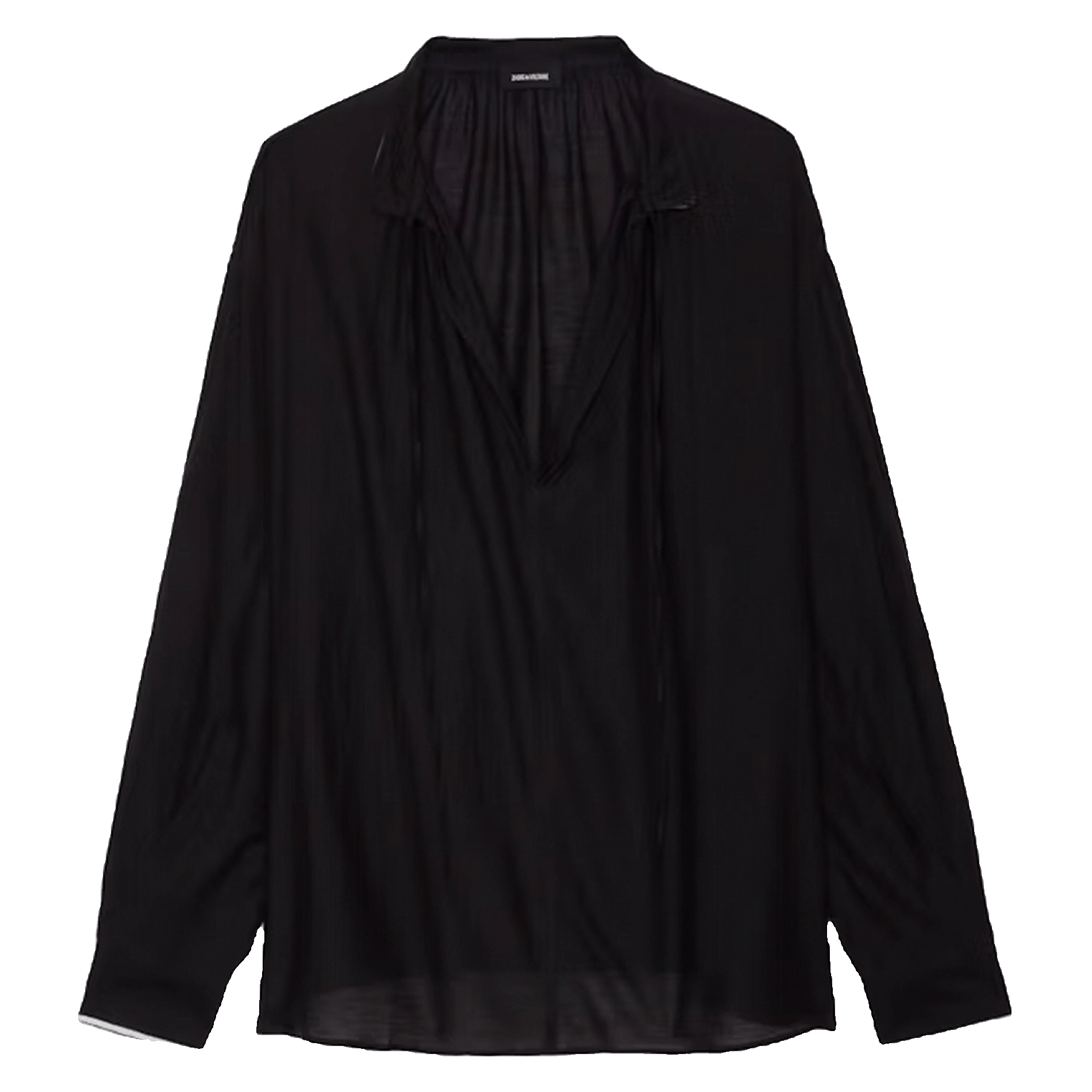 Blouse oversize en coton mélangé ZADIG&VOLTAIRE Noir