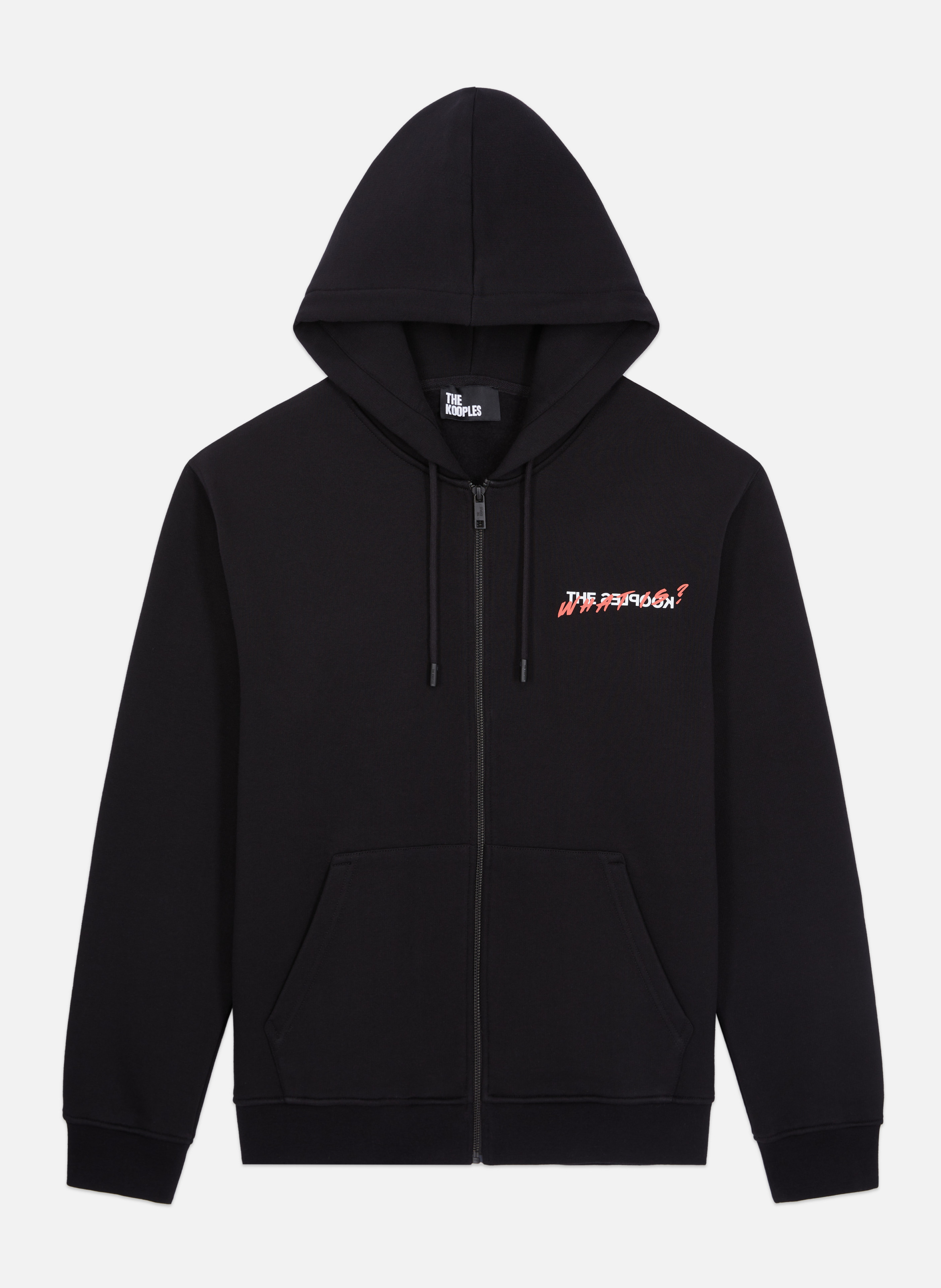 Zip-up hoodie sweatshirt THE KOOPLES Black