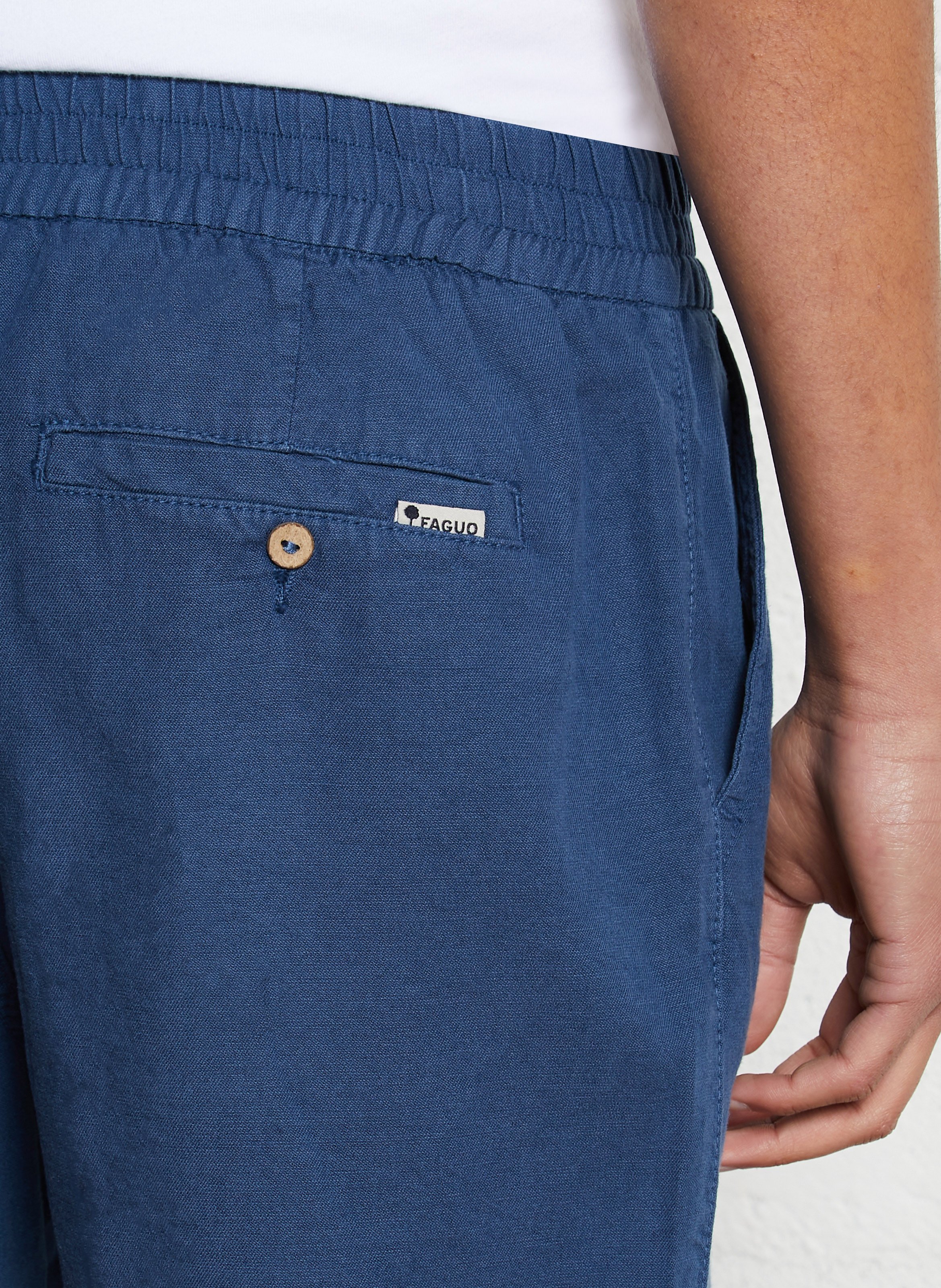 Straight shorts FAGUO Blue