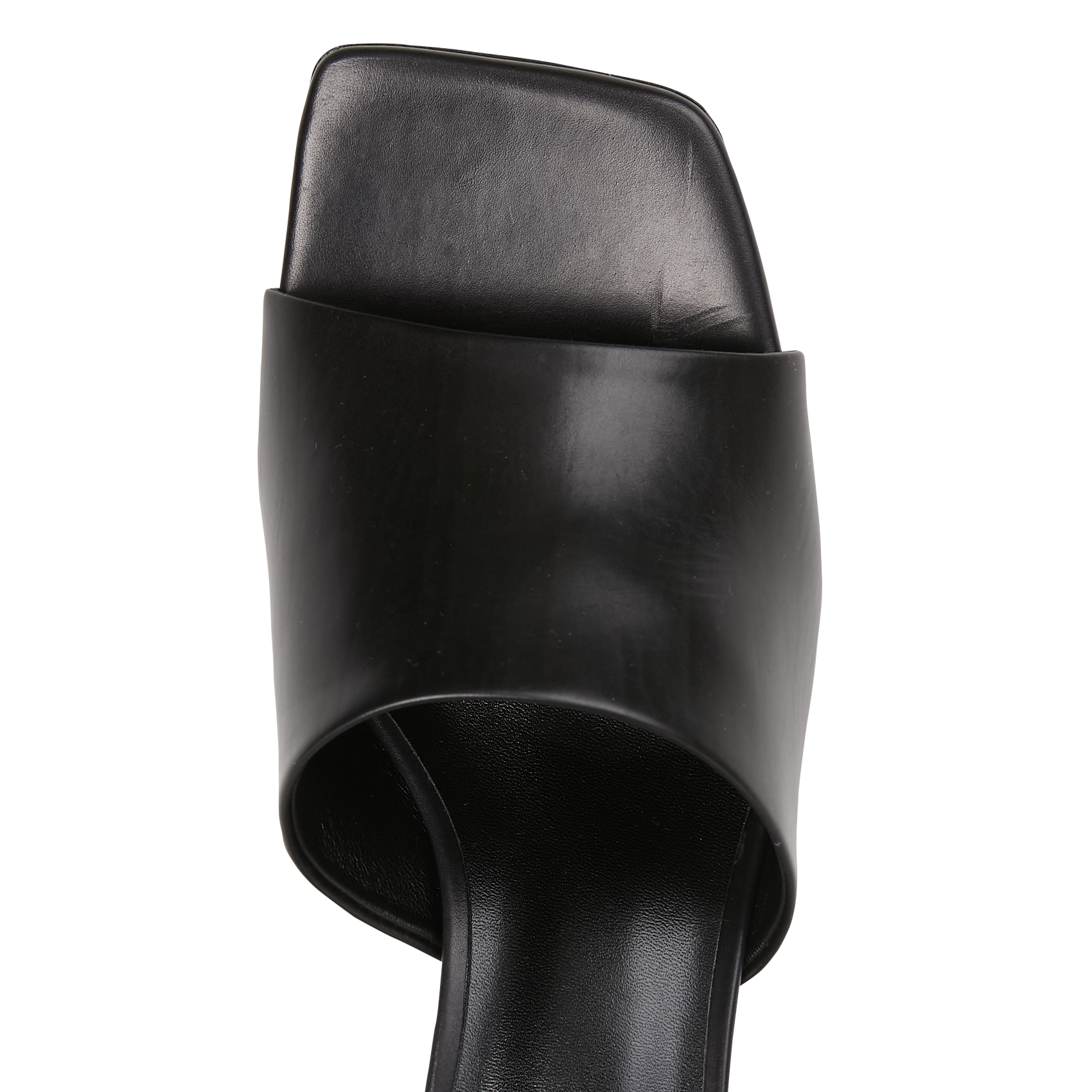 Sandales hautes en cuir MI/MAI Noir