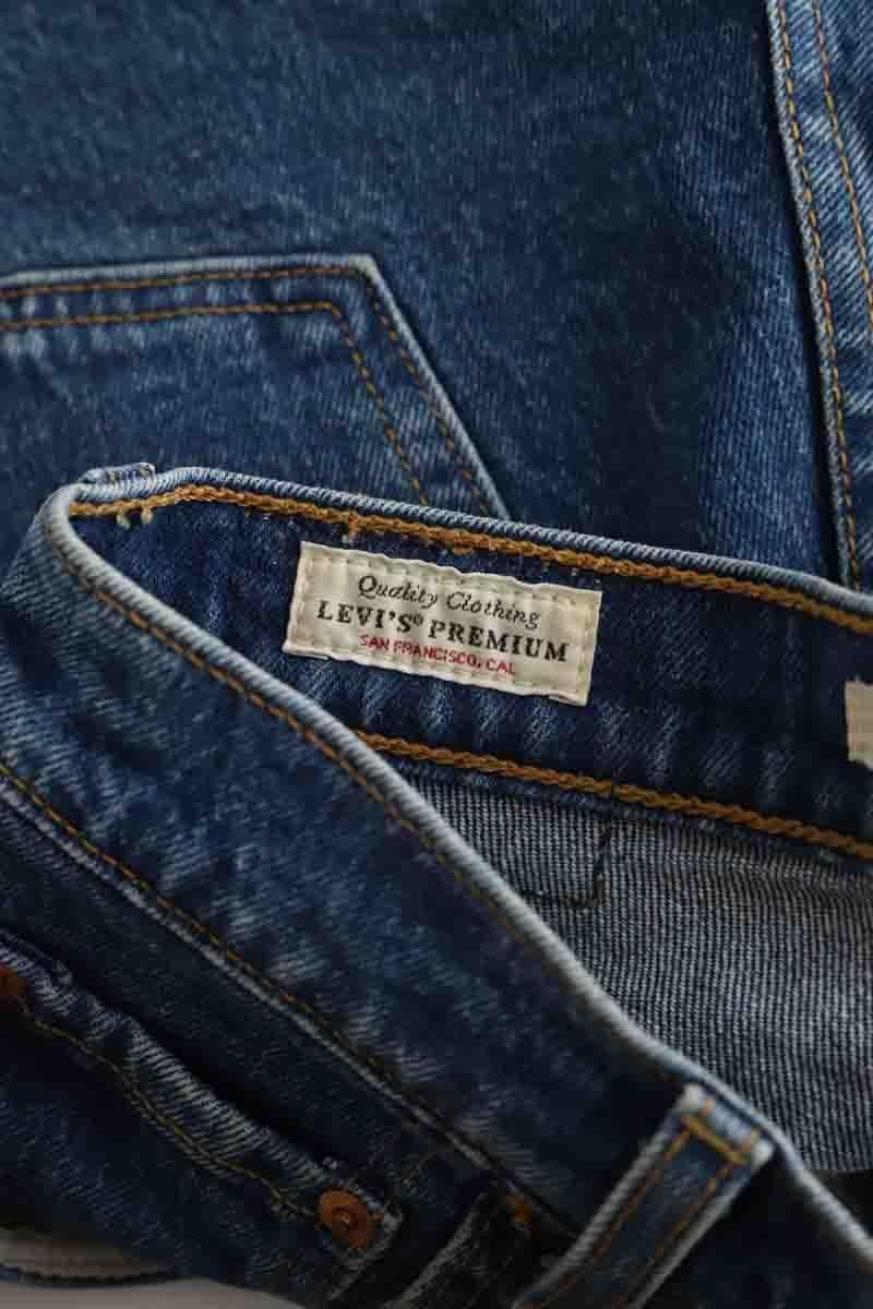 Cotton mini shorts LEVI'S - Seconde main Blue