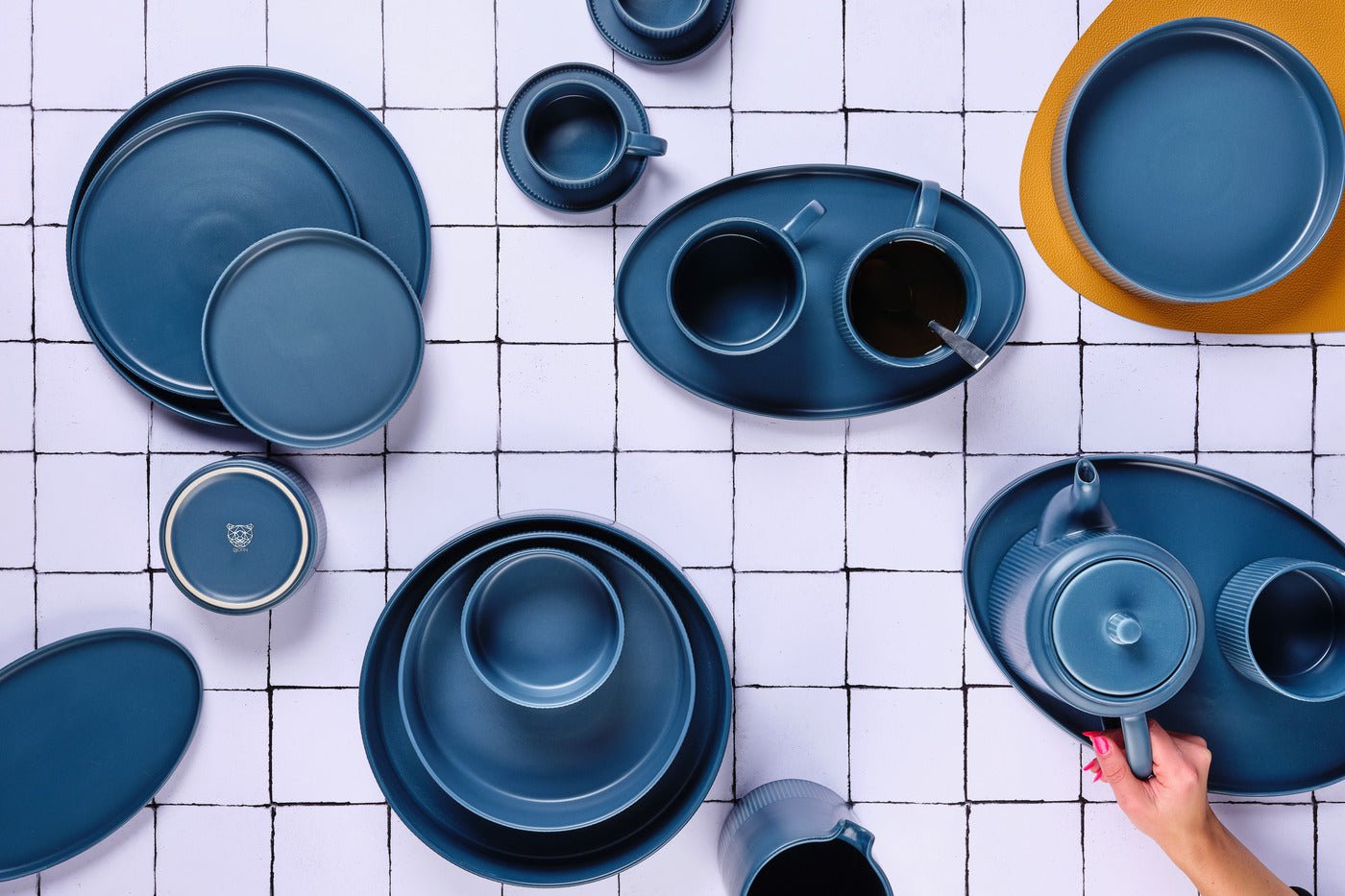 Complete Scandi set - 36 pieces - navy BJORN Blue