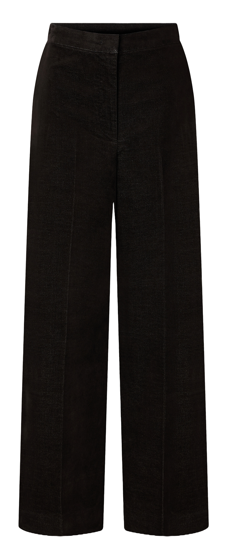 Wide-leg cotton-blend velvet pants SESSUN Brown