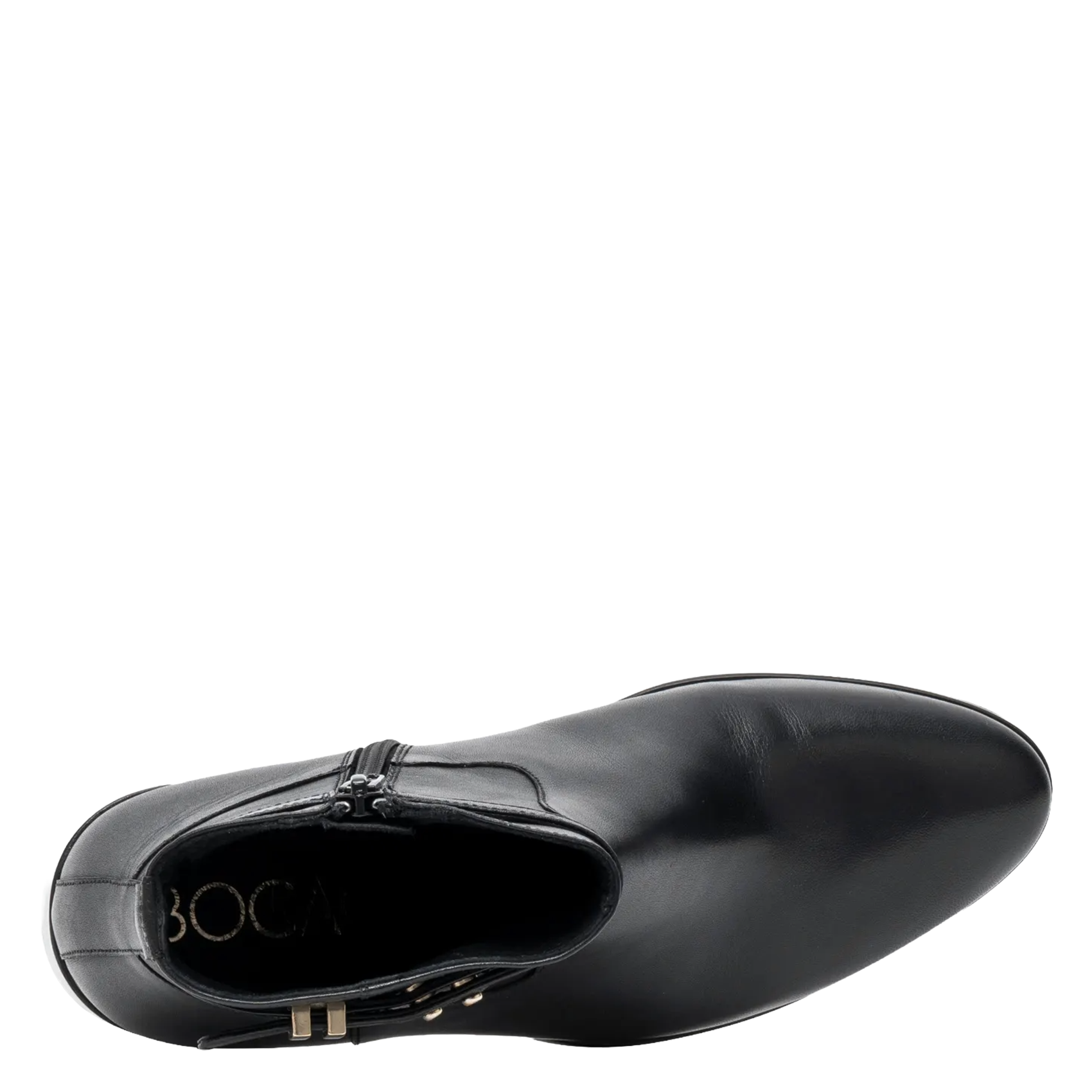 Bottines à talons en cuir BOCAGE Noir