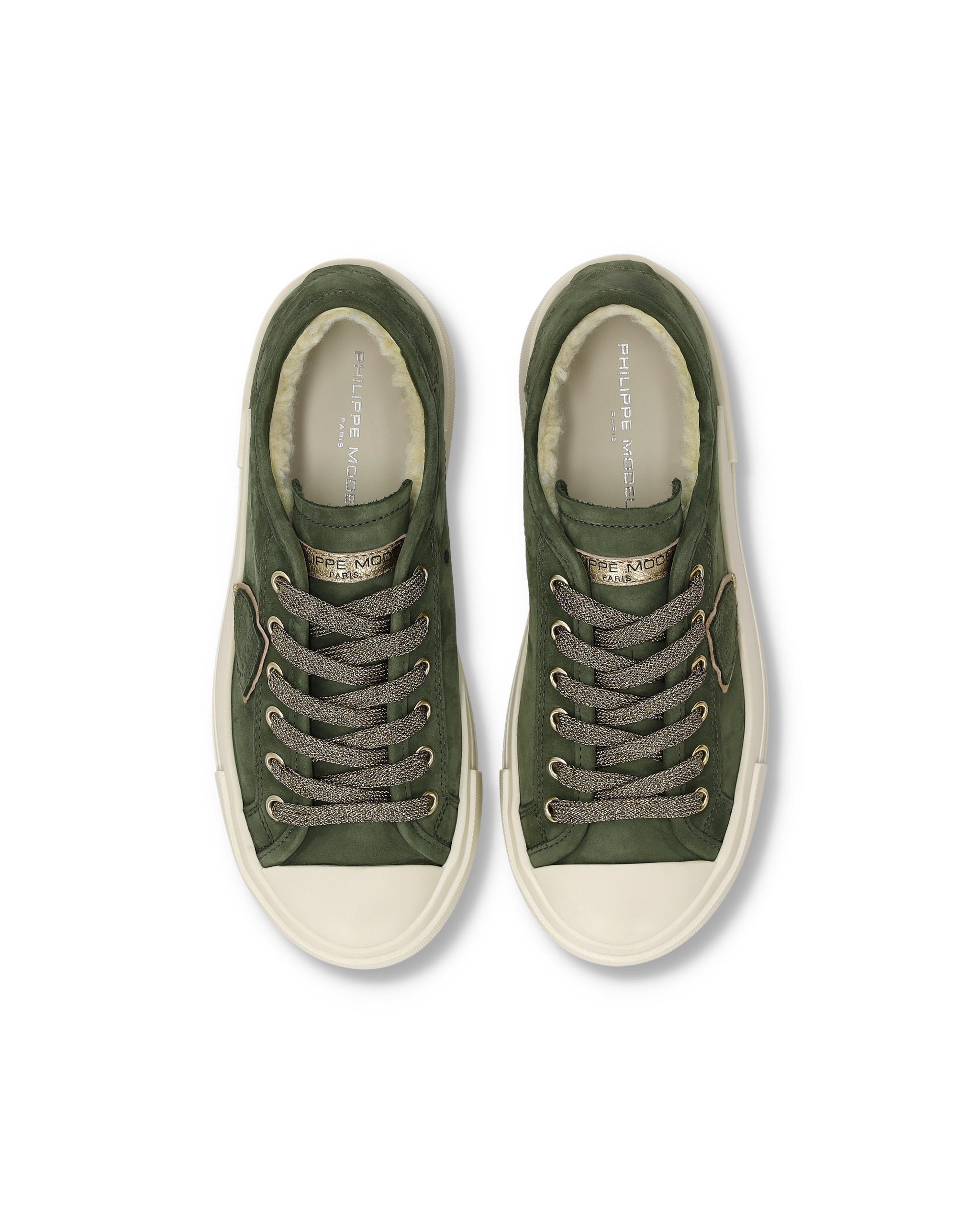 Paris High Top Sneakers PHILIPPE MODEL Green