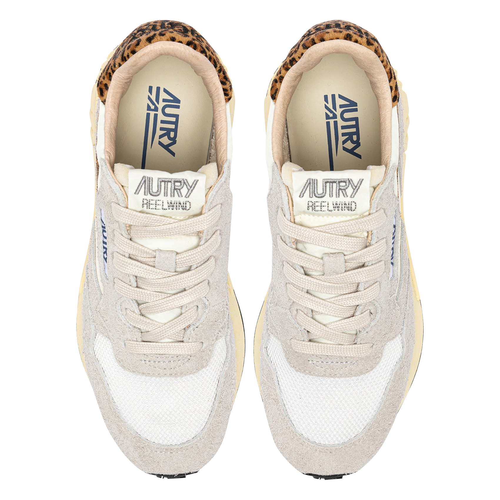 Baskets basses bi-matière AUTRY Multicolore
