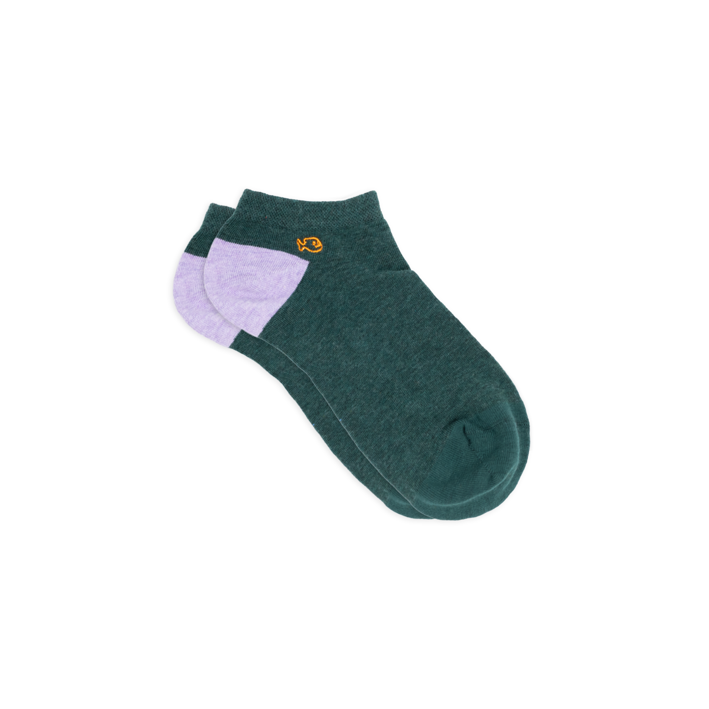 Combed cotton solid ankle socks BILLYBELT Green
