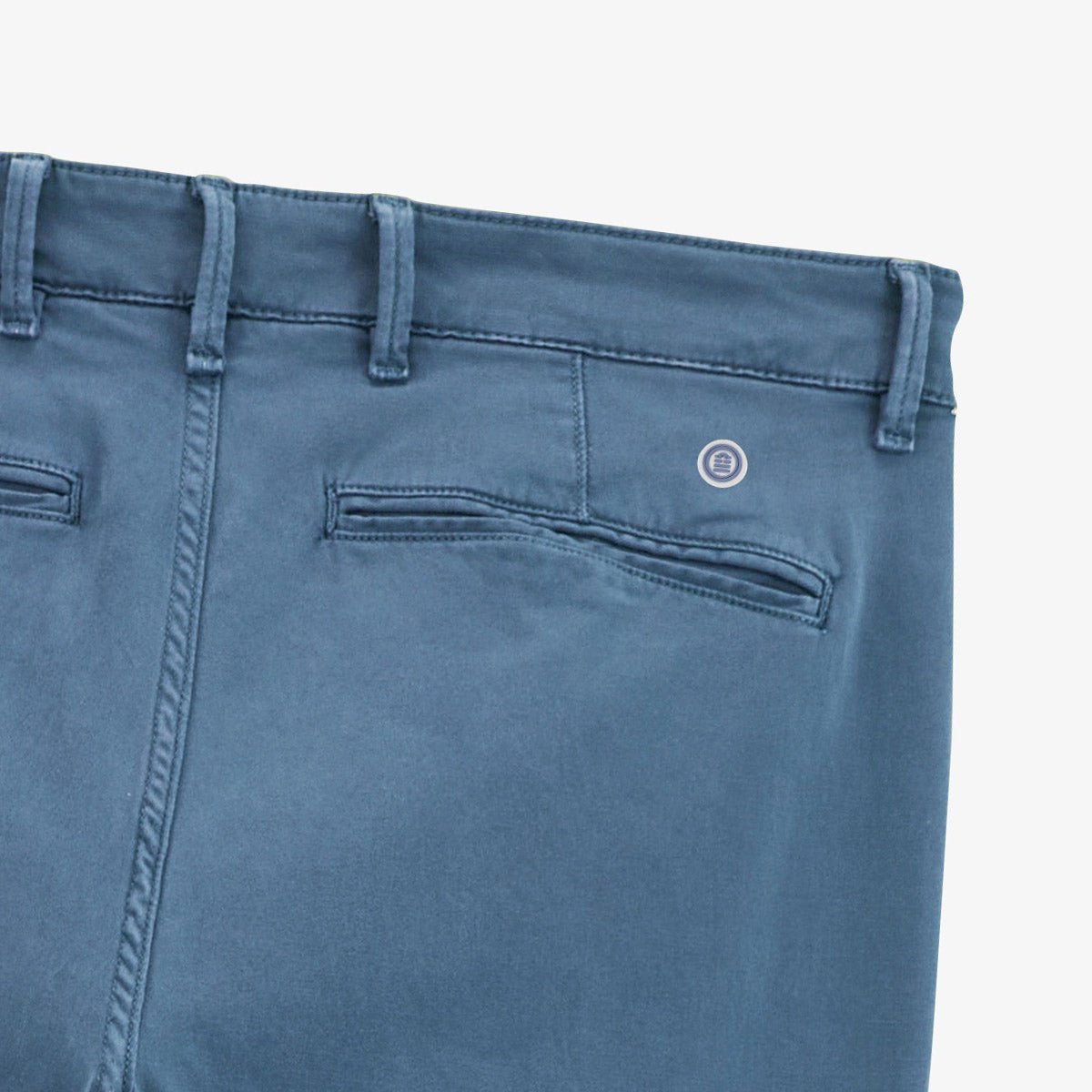 Straight-cut chino trousers SERGE BLANCO Blue