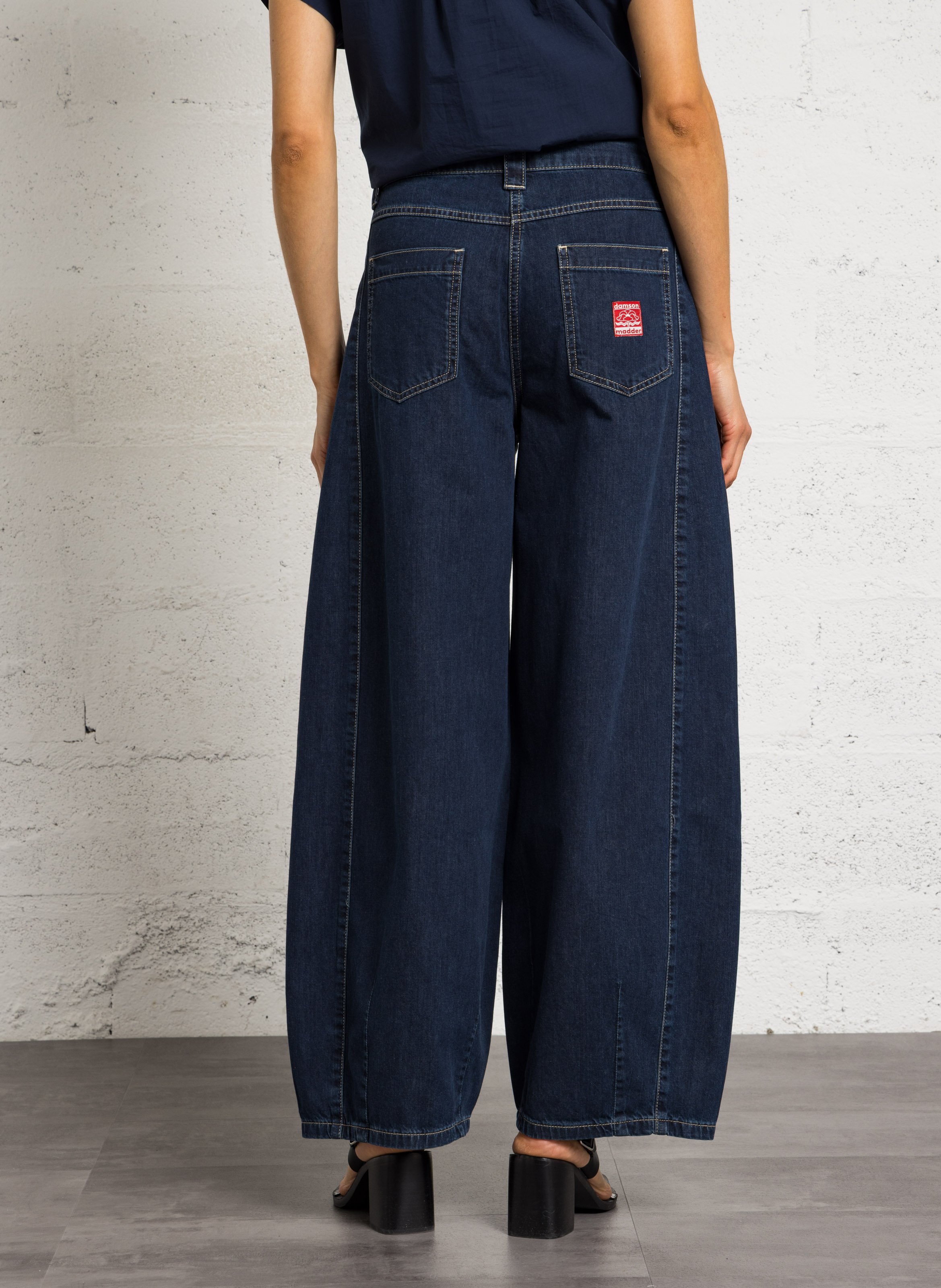 Weite Ballonjeans DAMSON MADDER Blau